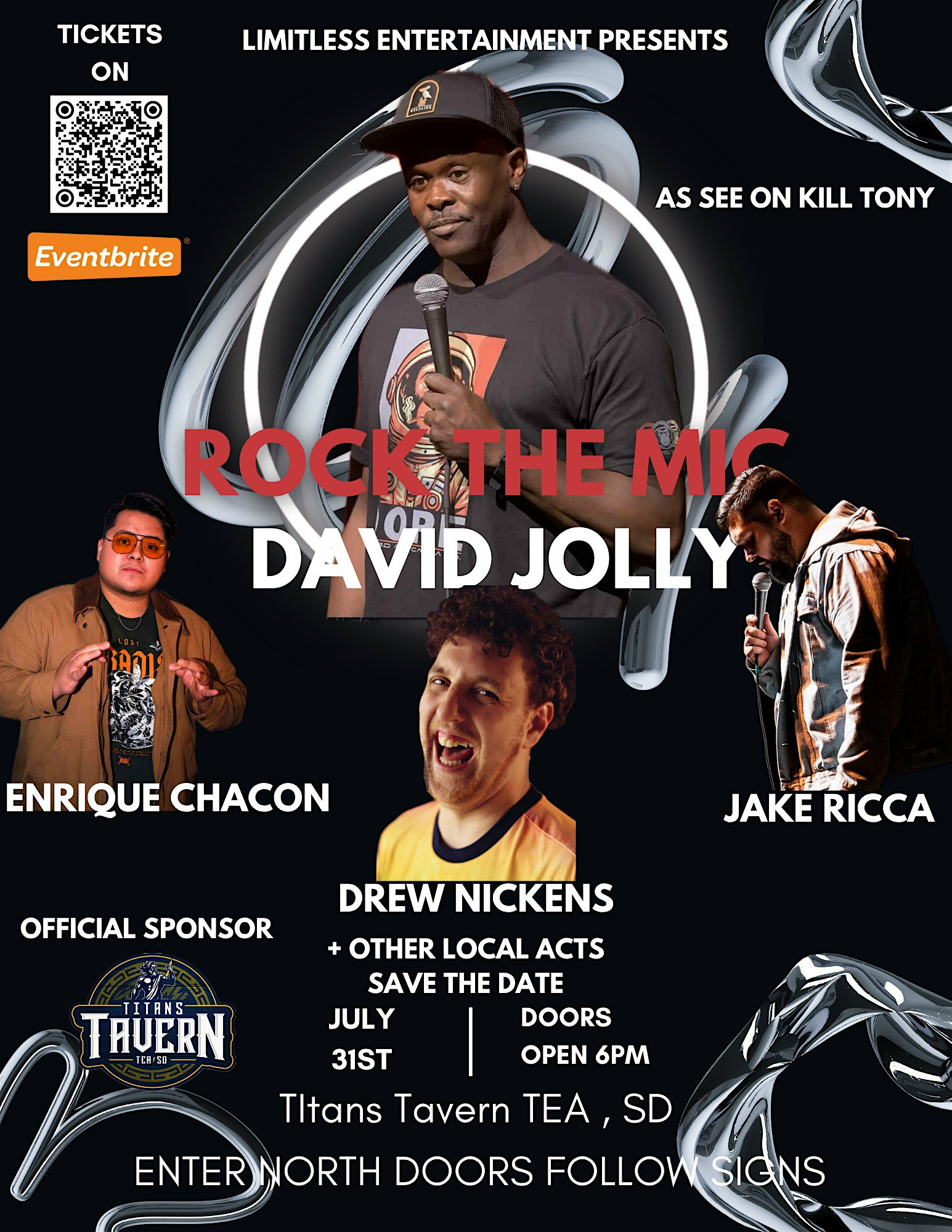 Rock The Mic at Titans Tavern – Tea, SD