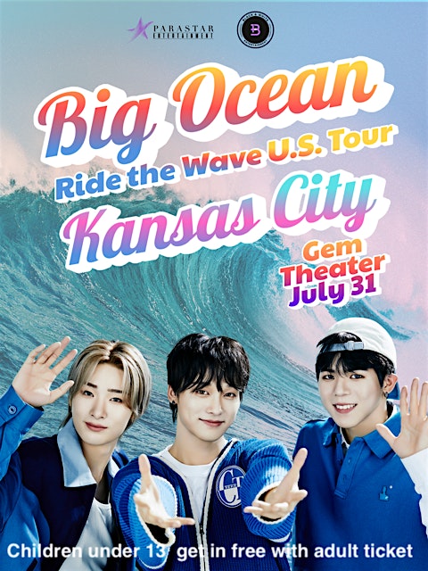 Big Ocean Splashes into Kansas City! at Gem Theater – Kansas City, MO