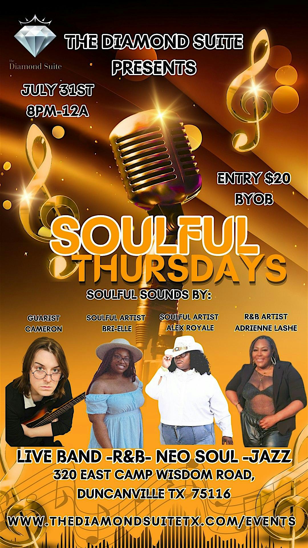 Soulful Thursdays at 320 E Camp Wisdom Rd – Duncanville, TX