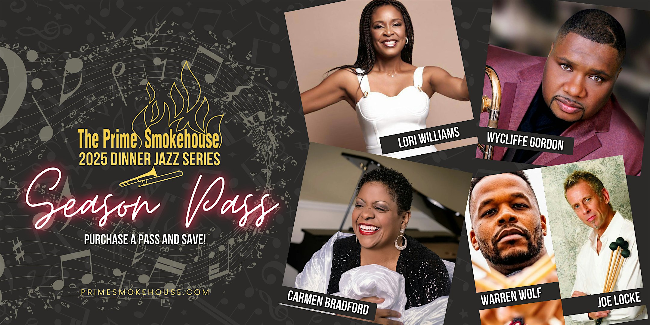 2025 Dinner Jazz Series Season Pass at The Prime Smokehouse: Barbecue & Beyond – Rocky Mount, NC