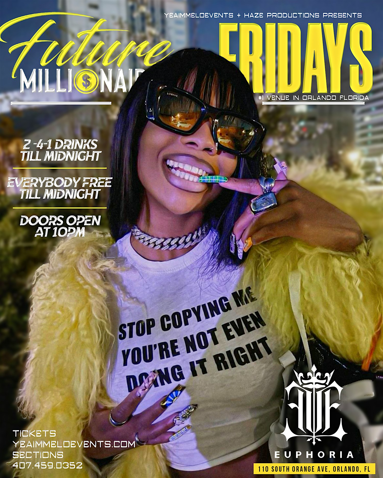 Future Millionaire Fridays – Euphoria Downtown at Euphoria Downtown Orlando – Orlando, FL