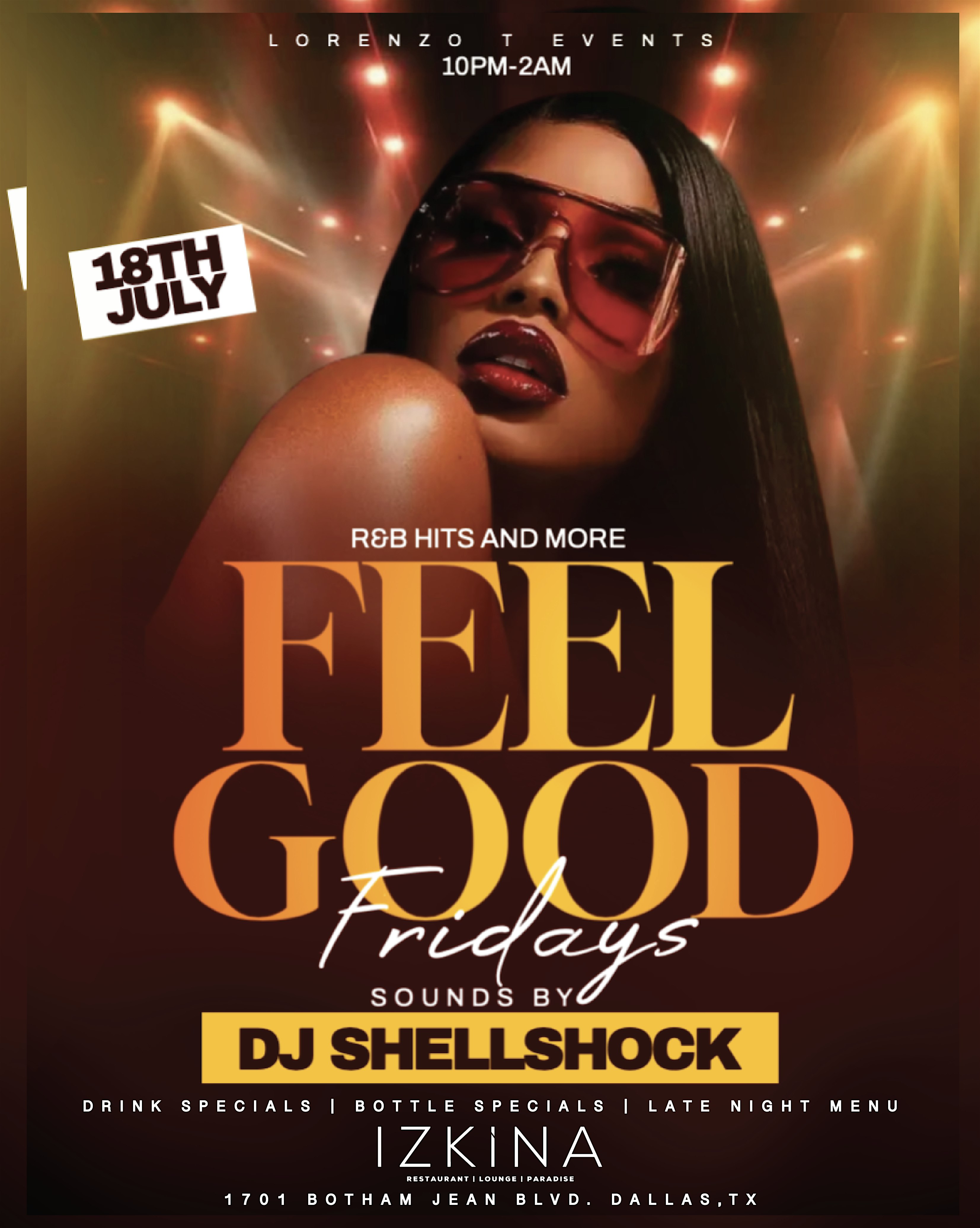 FEEL GOOD FRIDAYS AT IZKINA RESTAURANT AND LOUNGE at Izkina Restaurant & Lounge – Dallas, TX