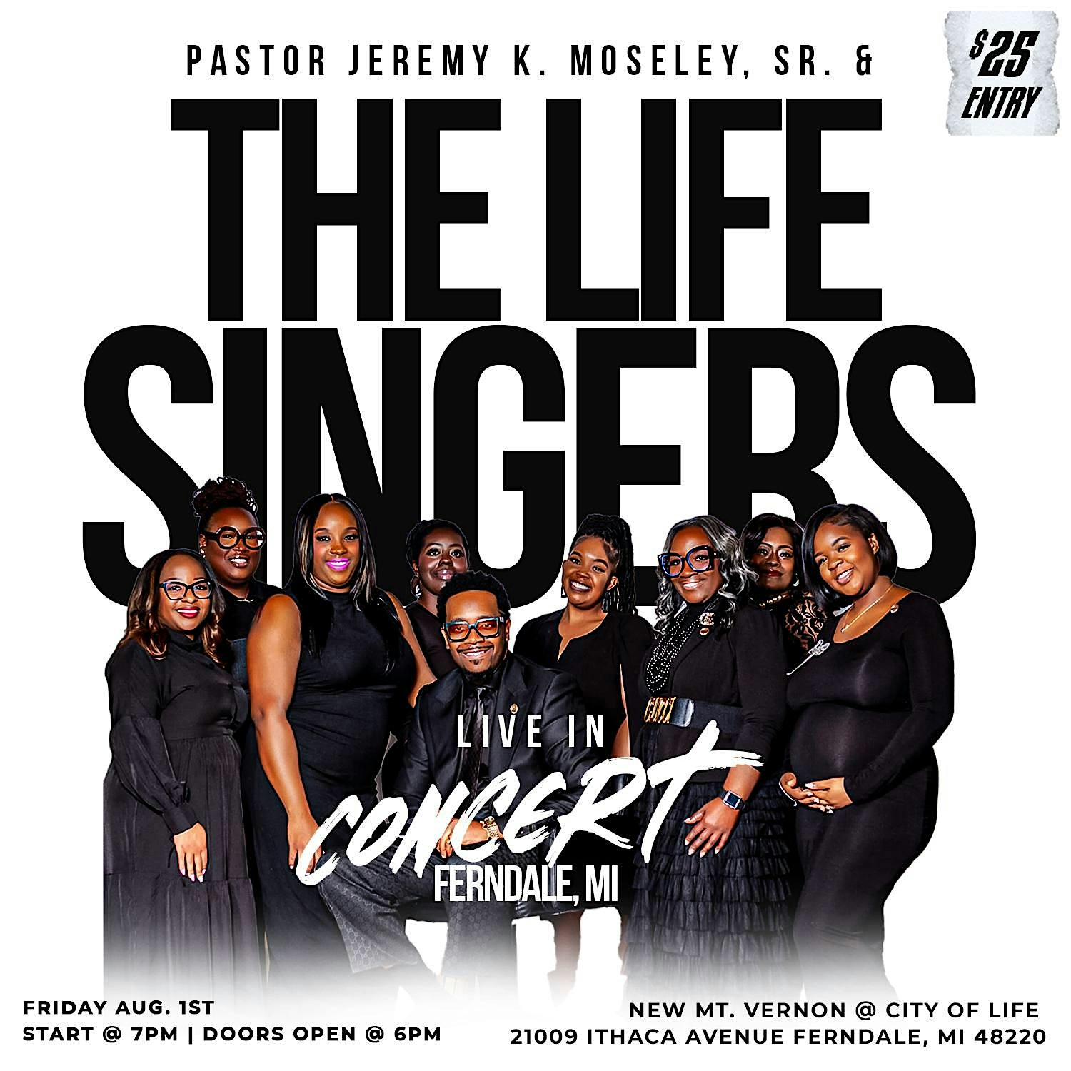 LIFE Singers Live in Concert at The New Mt Vernon Missionary Baptist Church – Ferndale, MI