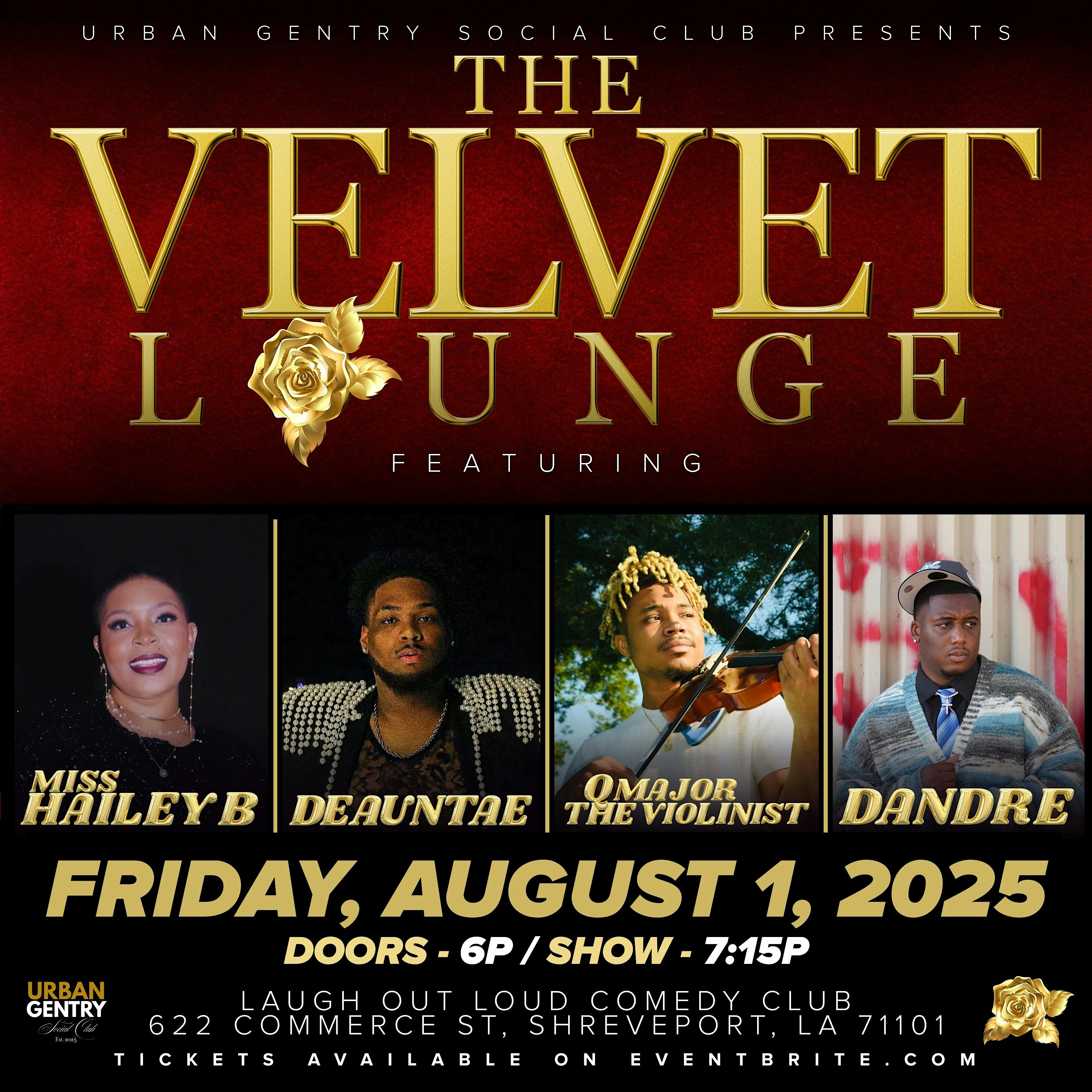 Velvet Lounge – An Intimate Experience at Laugh Out Loud – Shreveport, LA