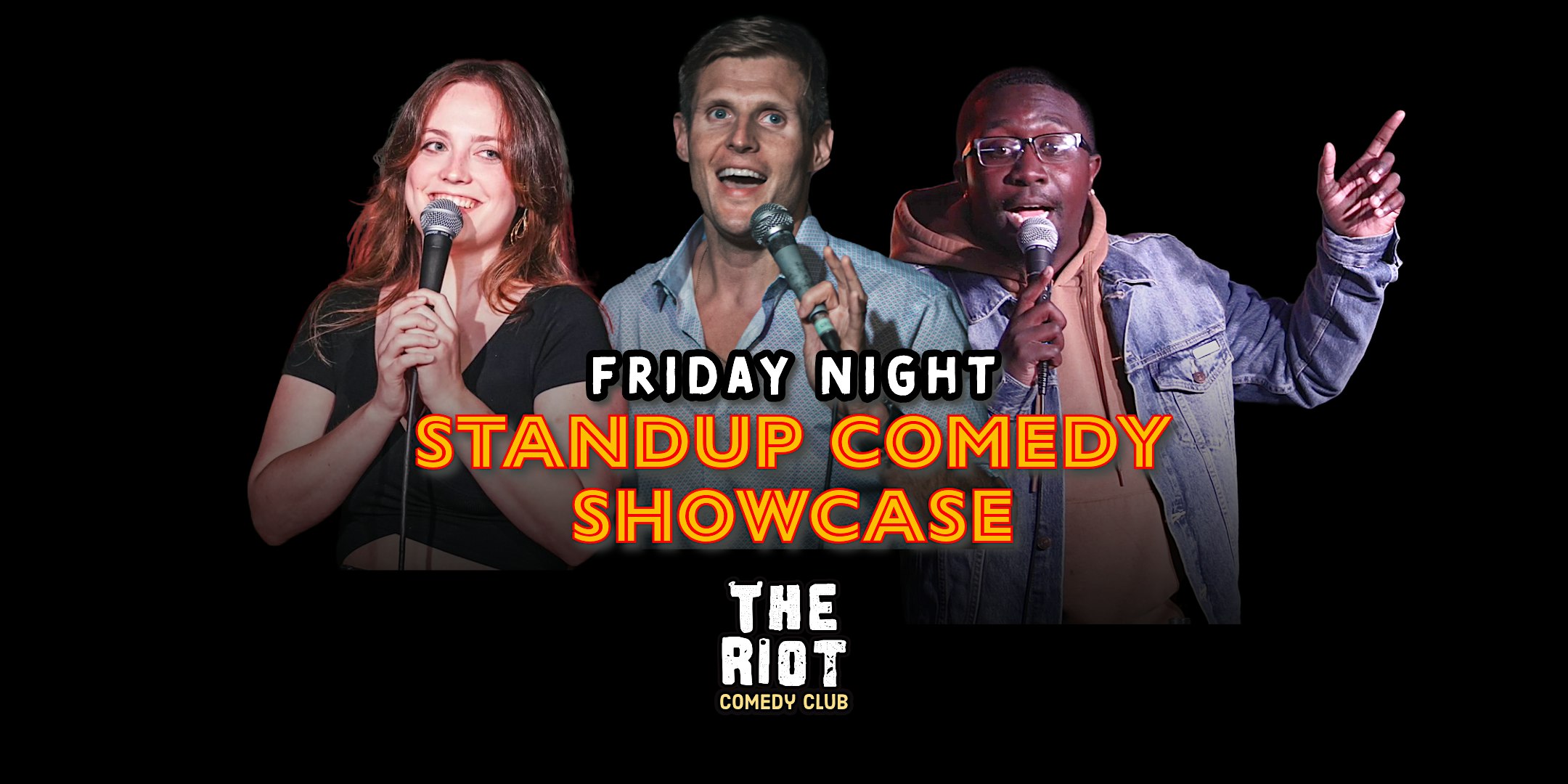 The Riot presents Friday Night Standup Comedy Showcase at Rudyard’s – Houston, TX