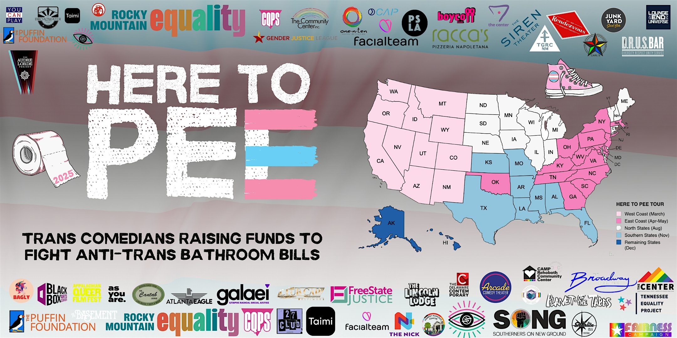 Here to Pee – A Trans Comedy Protest Tour (Sioux Falls, SD) at The Transformation Project – Sioux Falls, SD