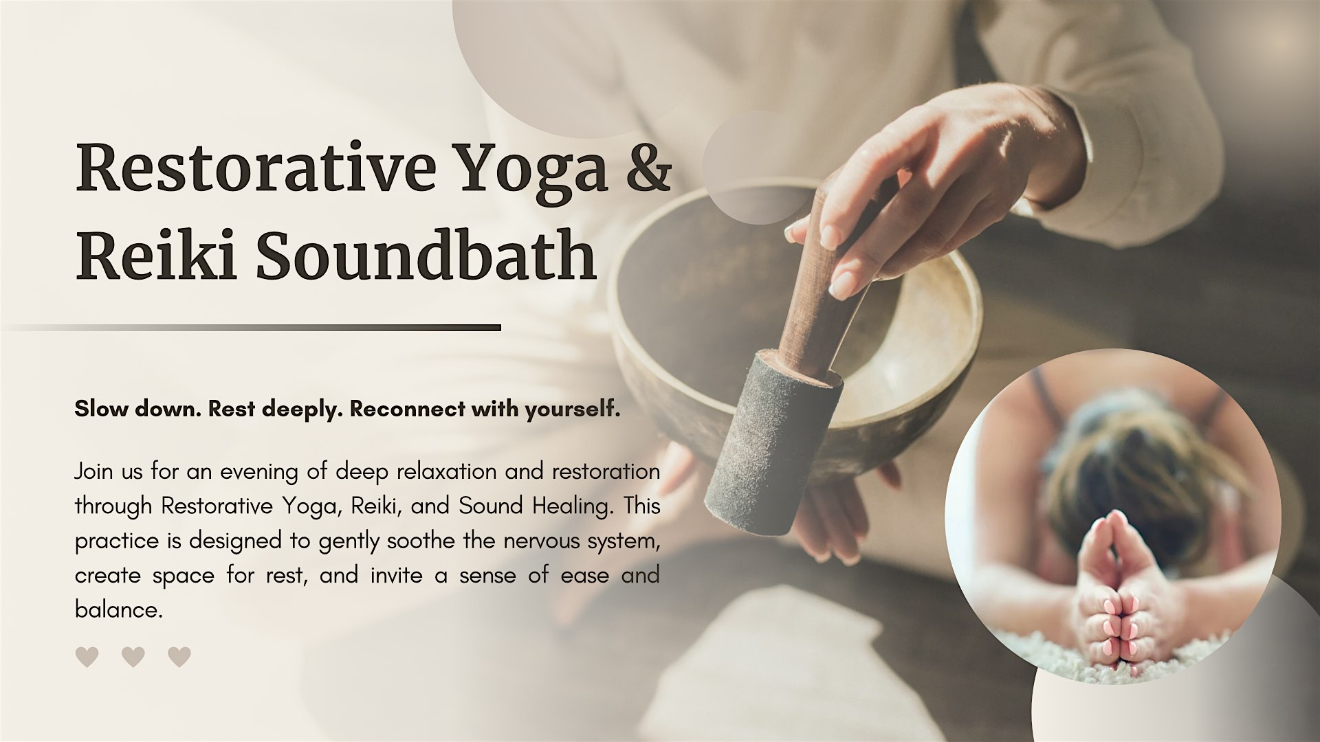 Deep Rest: Restorative Yoga and Reiki Sound Bath at NWA Healing Hub – Fayetteville, AR