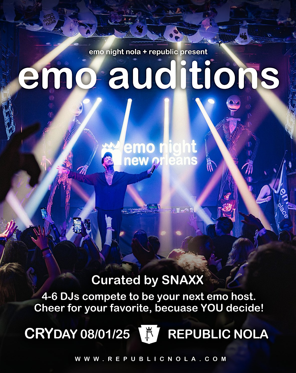 EMO AUDITIONS at Republic NOLA – New Orleans, LA