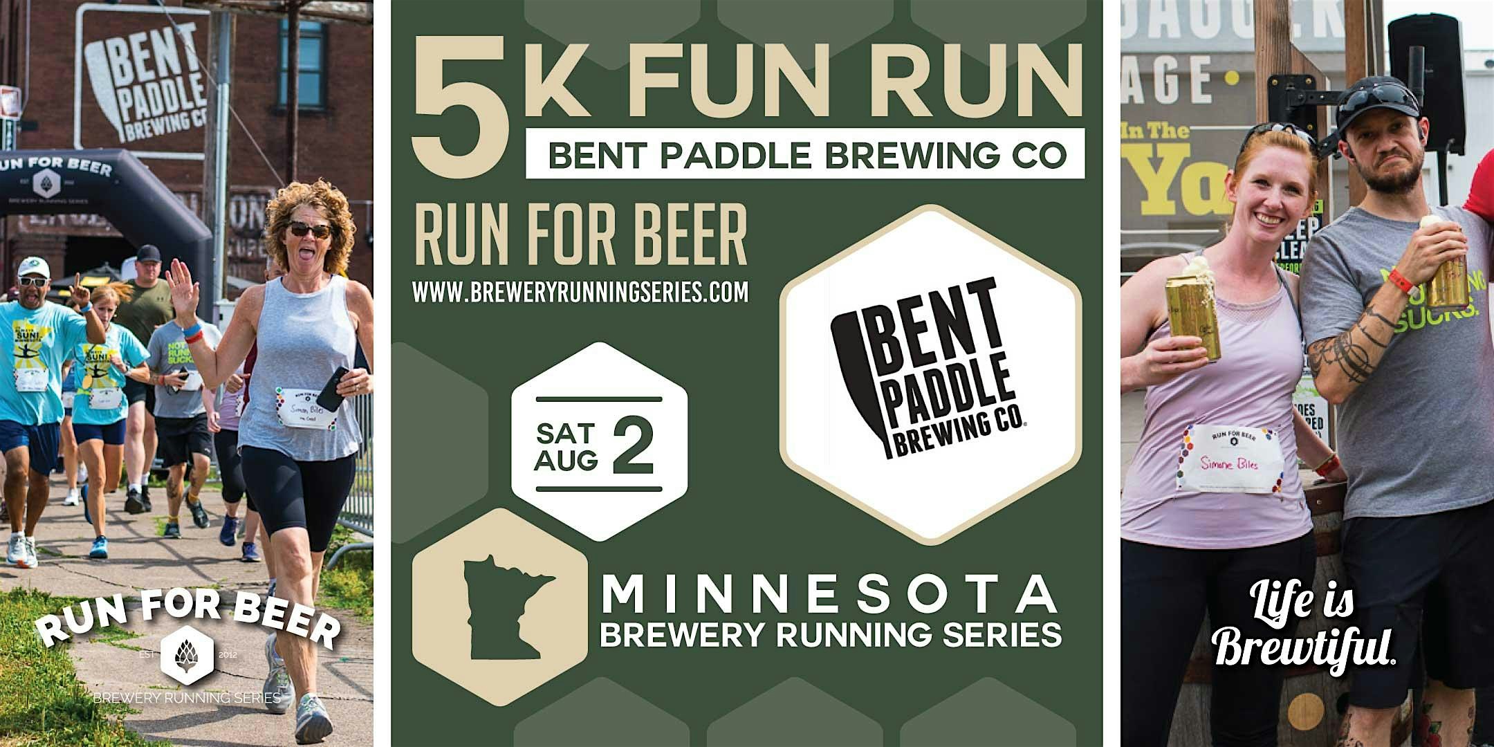 5k Beer Run x Bent Paddle Brewing Co | 2025 MN Brewery Running Series at Bent Paddle Brewing Co. – Duluth, MN