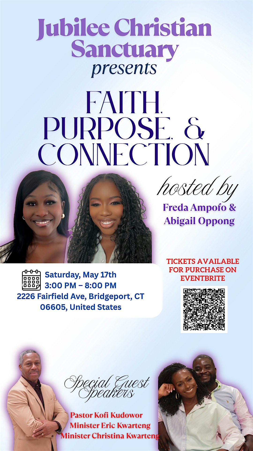 FAITH PURPOSE & CONNECTION at 2226 Fairfield Ave – Bridgeport, CT