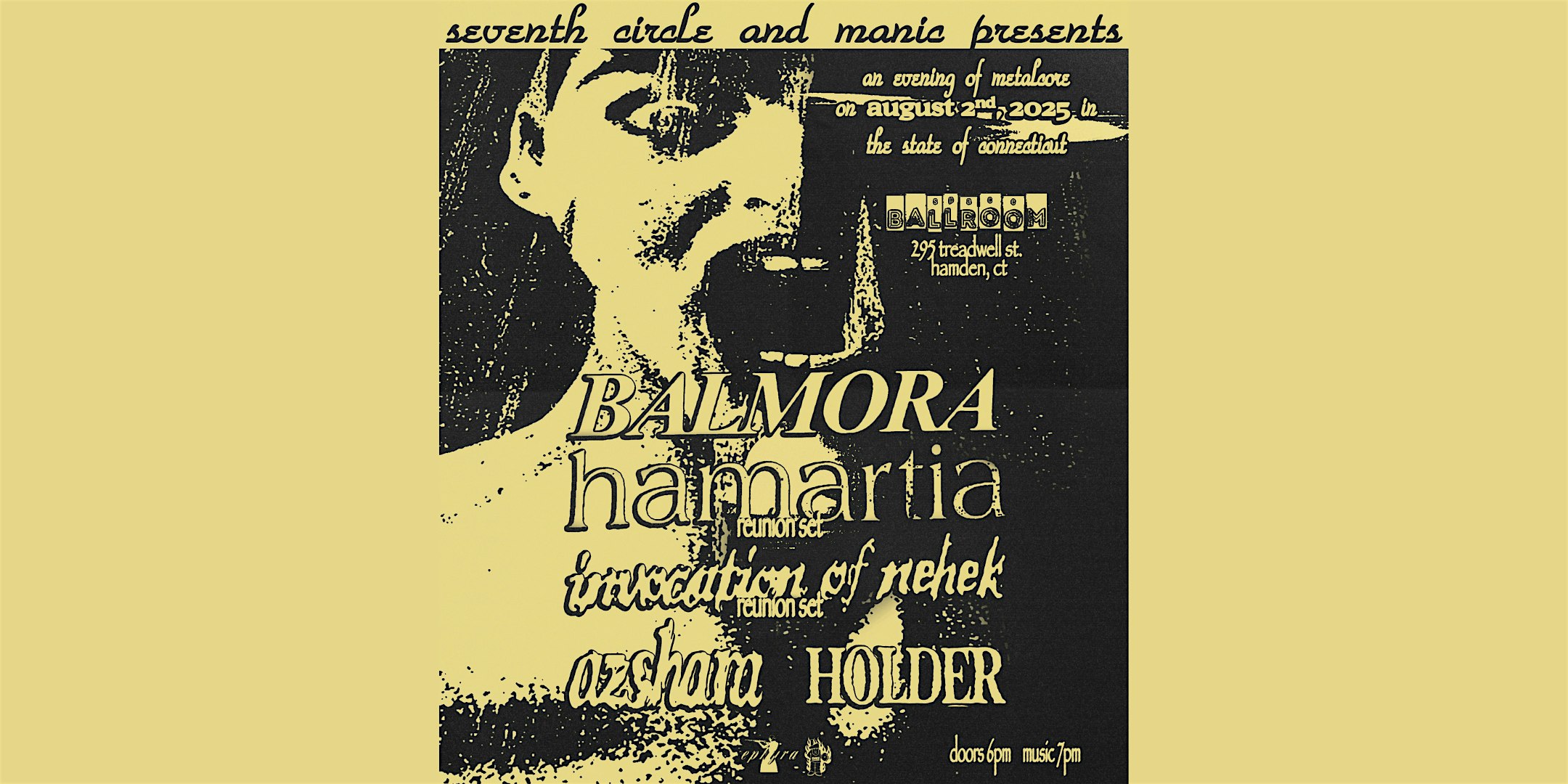 Balmora / Hamartia at Space Ballroom – Hamden, CT