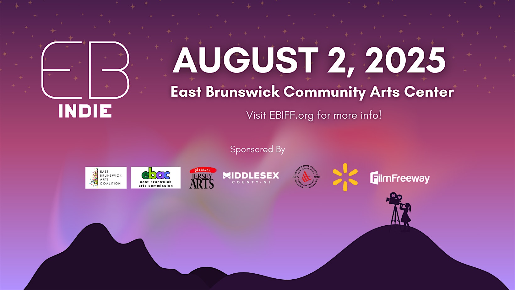 EB Indie Film Festival 2025 at East Brunswick Community Arts Center – East Brunswick, NJ