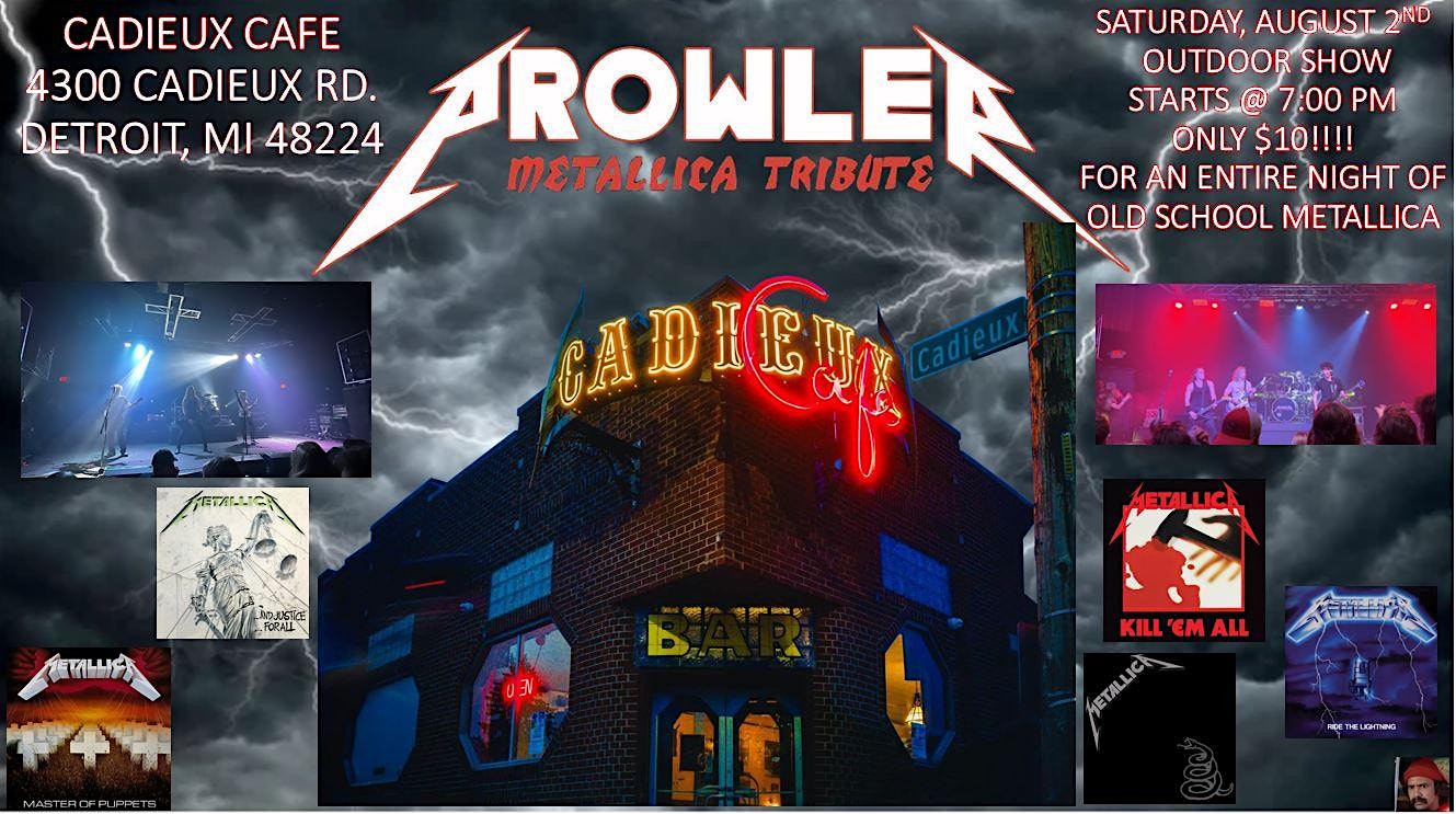 Prowler: A Tribute To Metallica at Cadieux Cafe – Detroit, MI