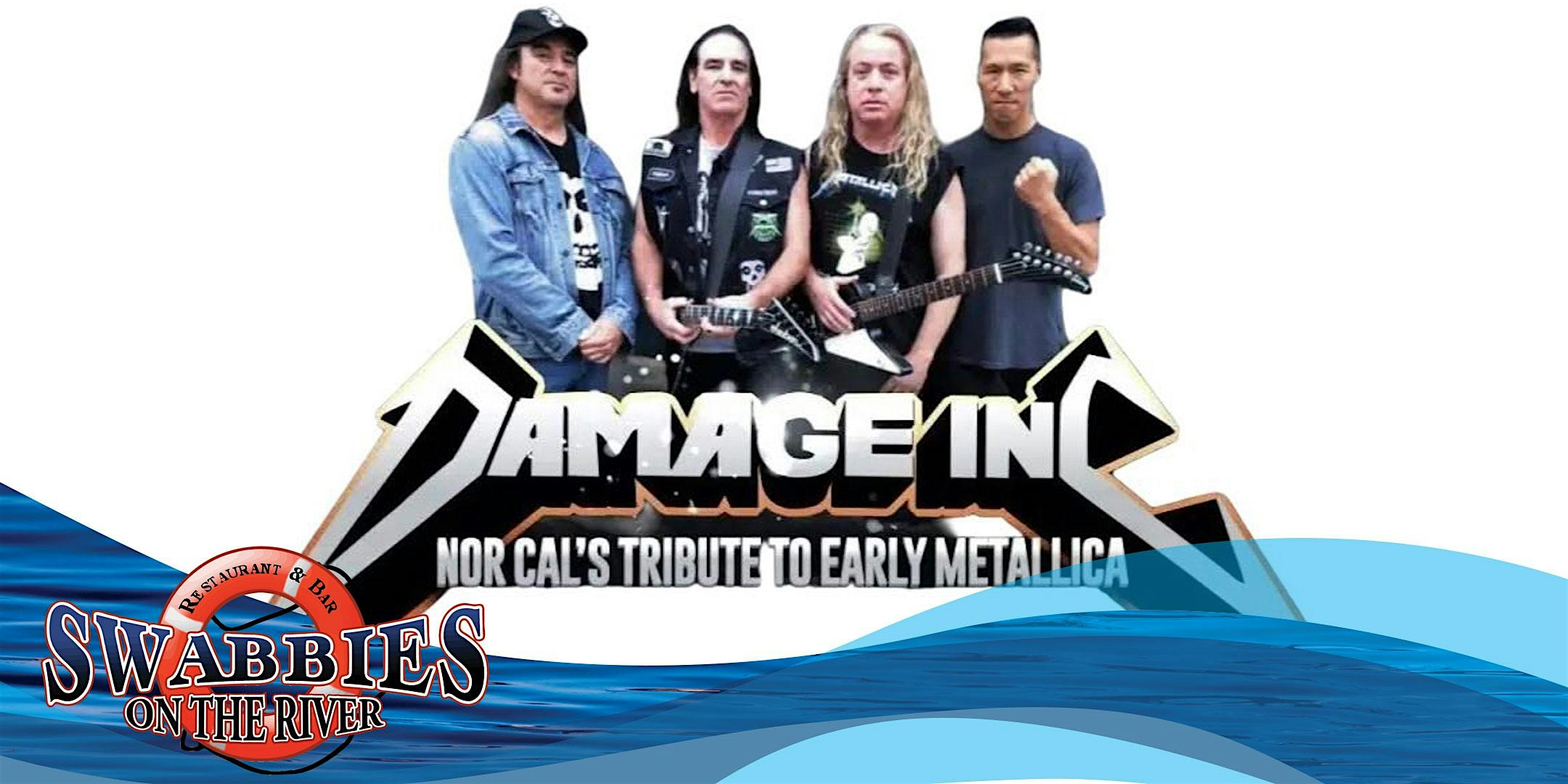 Damage Inc. NorCal: Tribute to Early Metallica at Swabbies Restaurant & Bar – Sacramento, CA