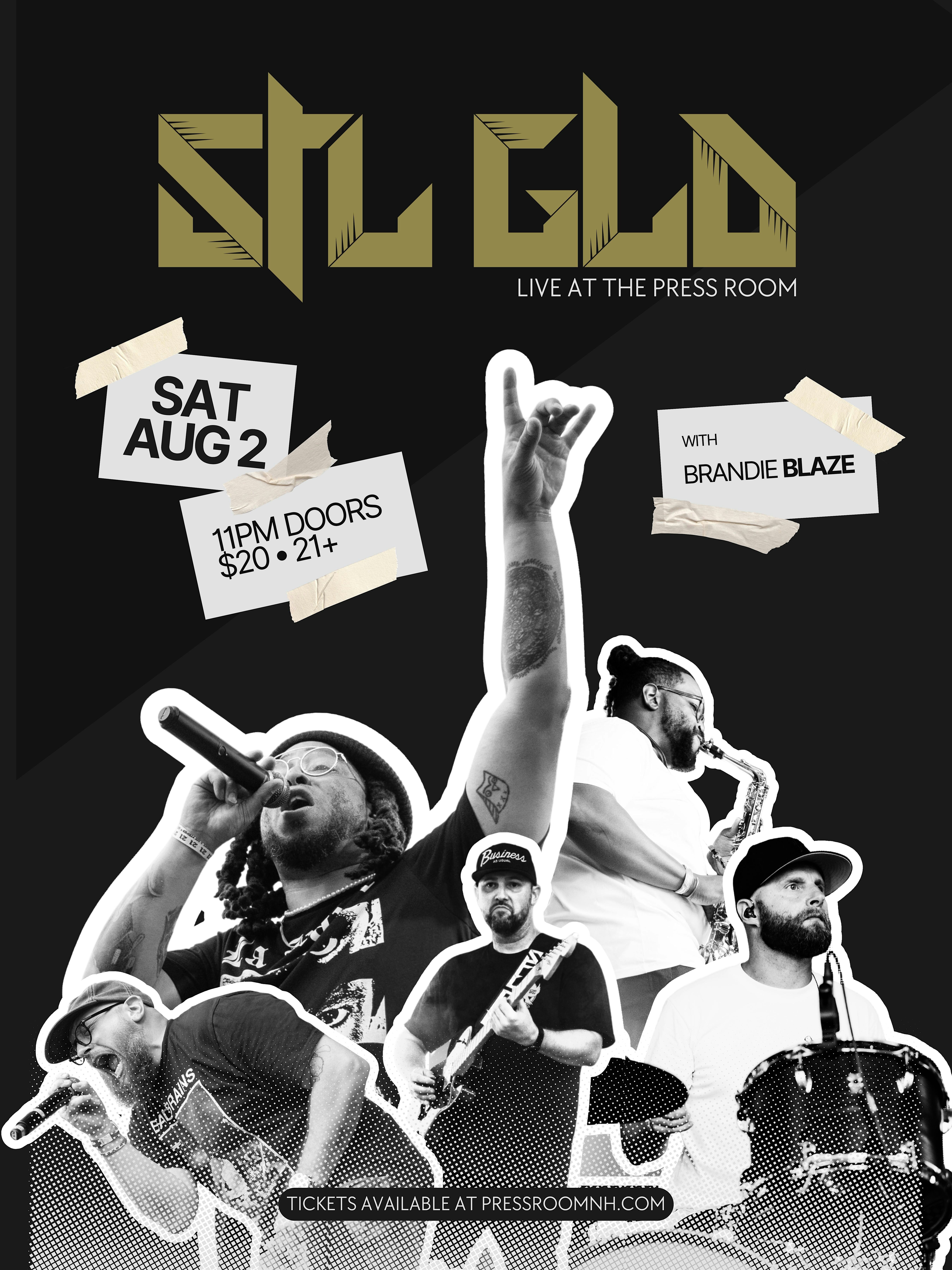 STL GLD w/ Brandie Blaze at The Press Room – Upstairs – Portsmouth, NH