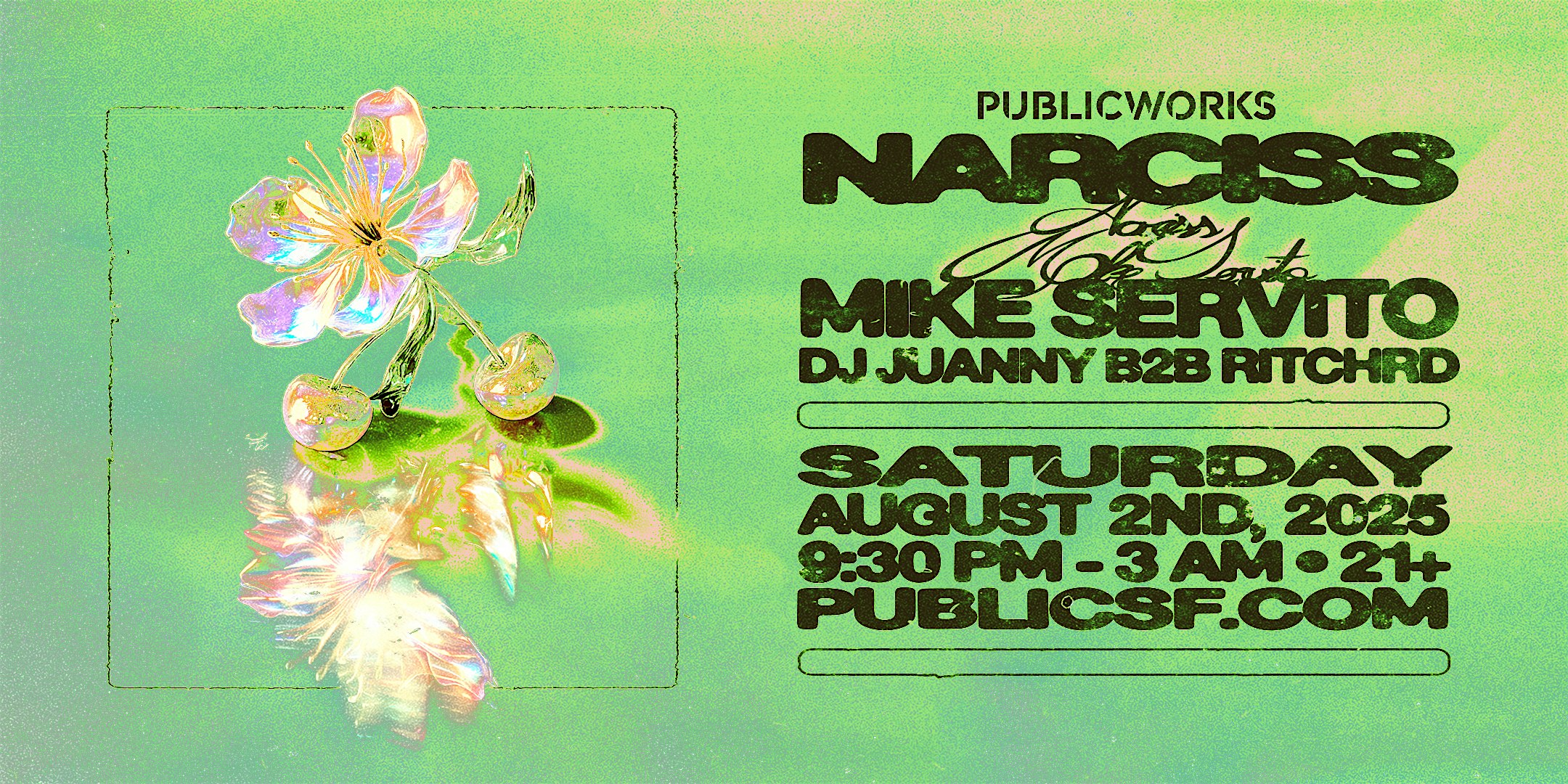 Narciss & Mike Servito presented by Public Works at Public Works – San Francisco, CA