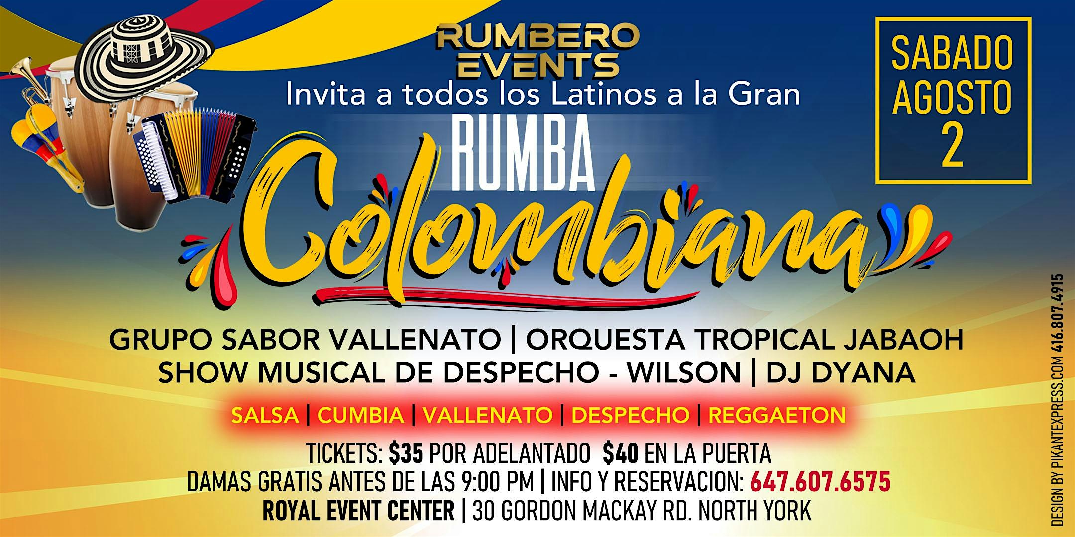 Rumba Colombiana at 30 Gordon Mackay Rd – Toronto, Canada