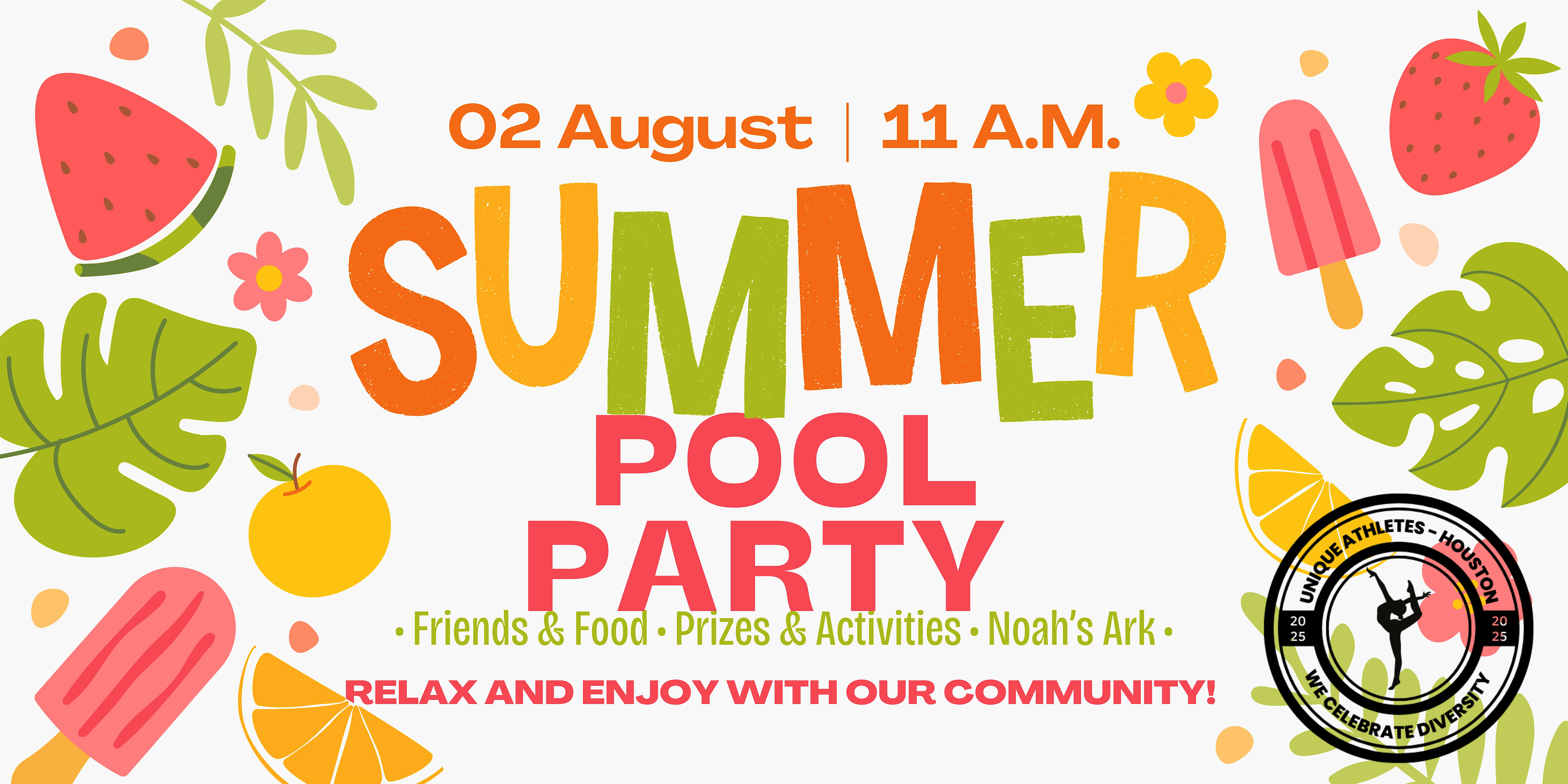 Unique Athletes – All Athlete Pool Party! at 10570 Westpark Dr – Houston, TX