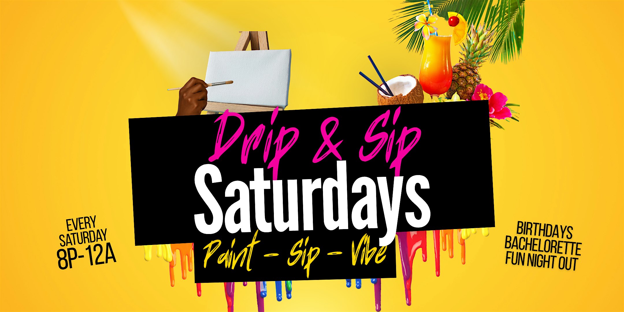 Drip & Sip Saturdays at Konami Bar & Grill – Houston, TX