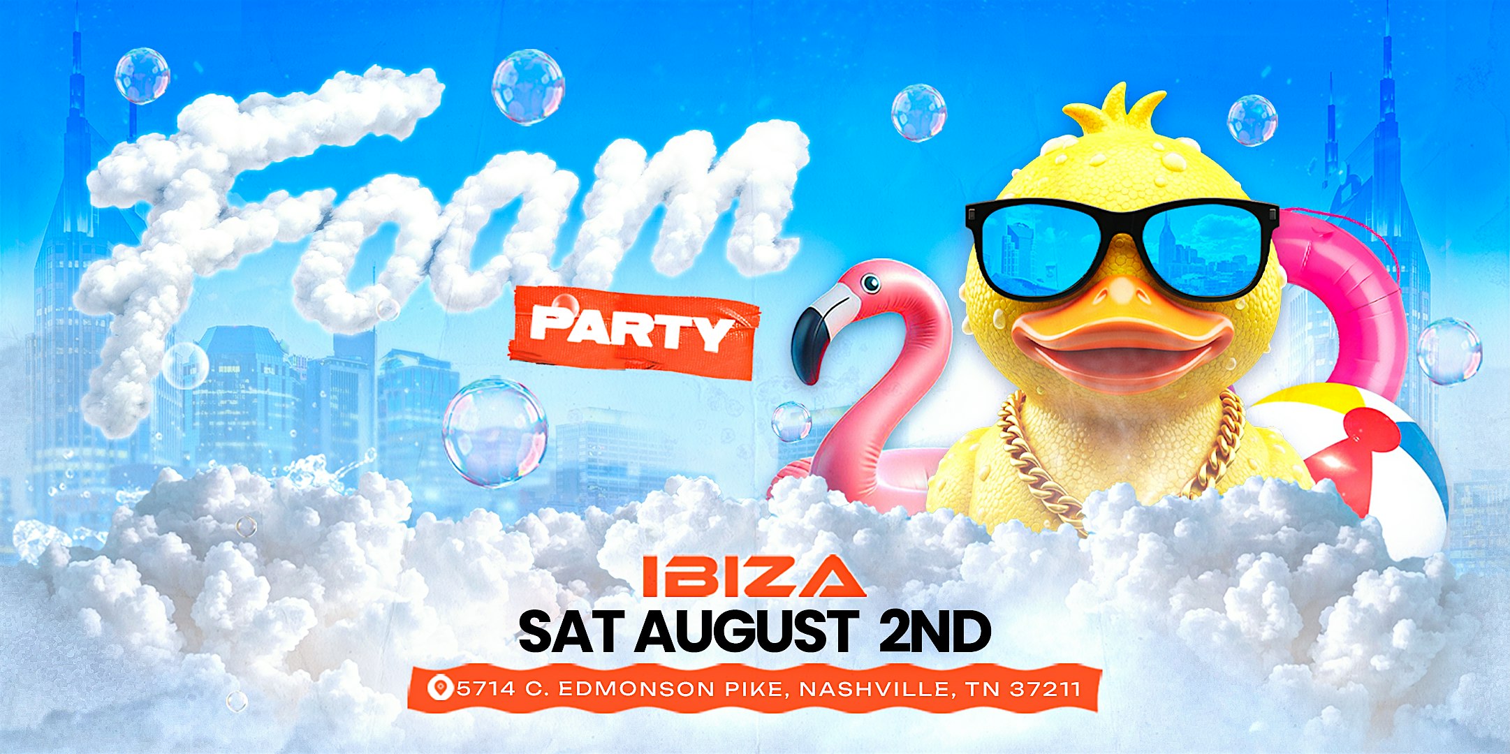 Foam Party at Ibiza Lounge Nashville – Nashville, TN