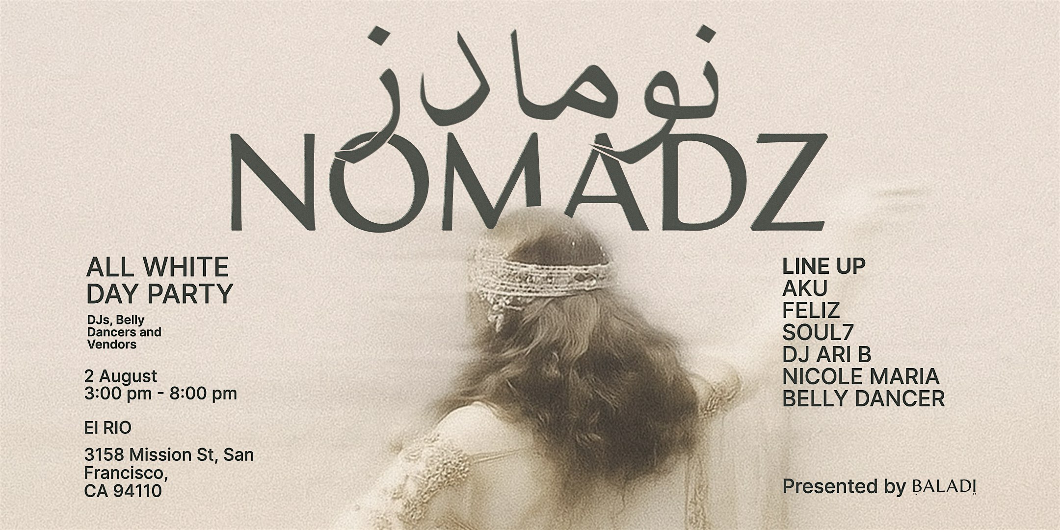 NOMADZ – White Party at El Rio – San Francisco, CA