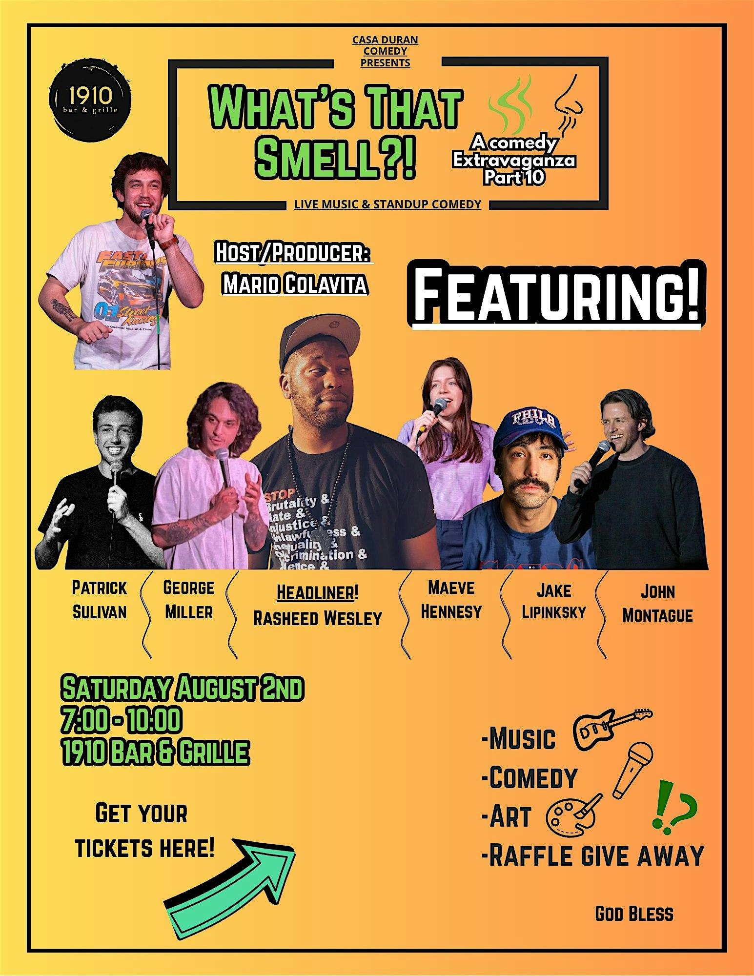 What’s That Smell?! Comedy Show PART 10 at 300 Meetinghouse Road, Jenkintown, PA, USA – Jenkintown, PA