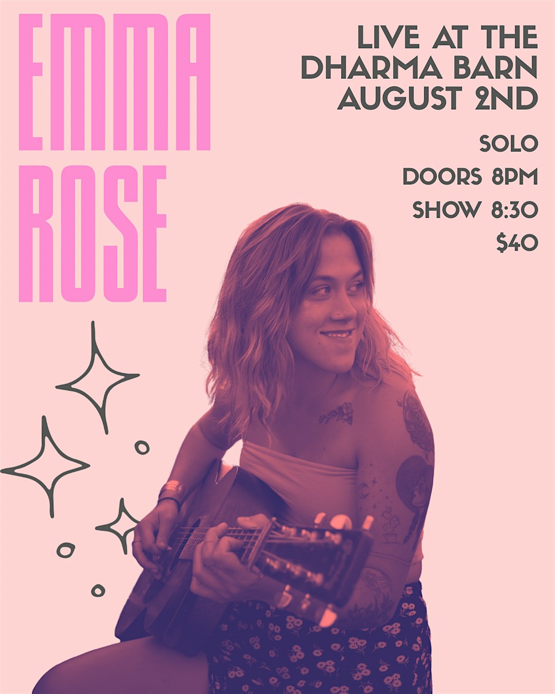 Emma Rose — solo — live at the dharma barn at Dharma Farm – Longmont, CO