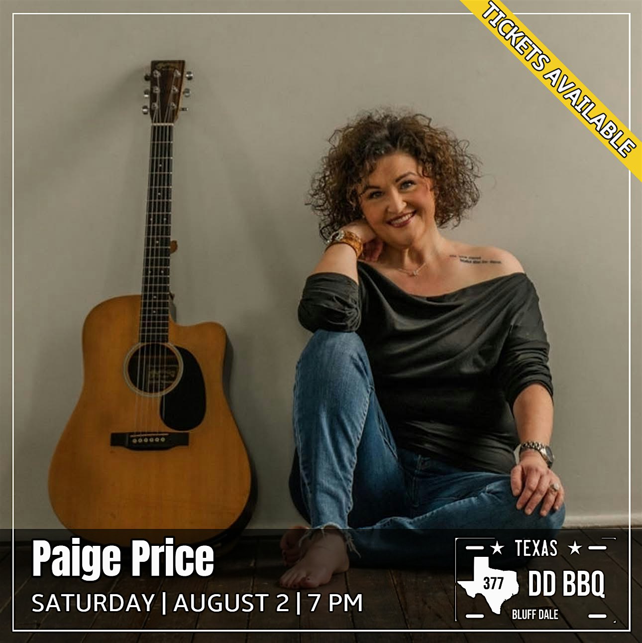 Paige Price@ Double D BBQ Listening Room Bluff Dale TX! at Double D BBQ – Bluff Dale, TX
