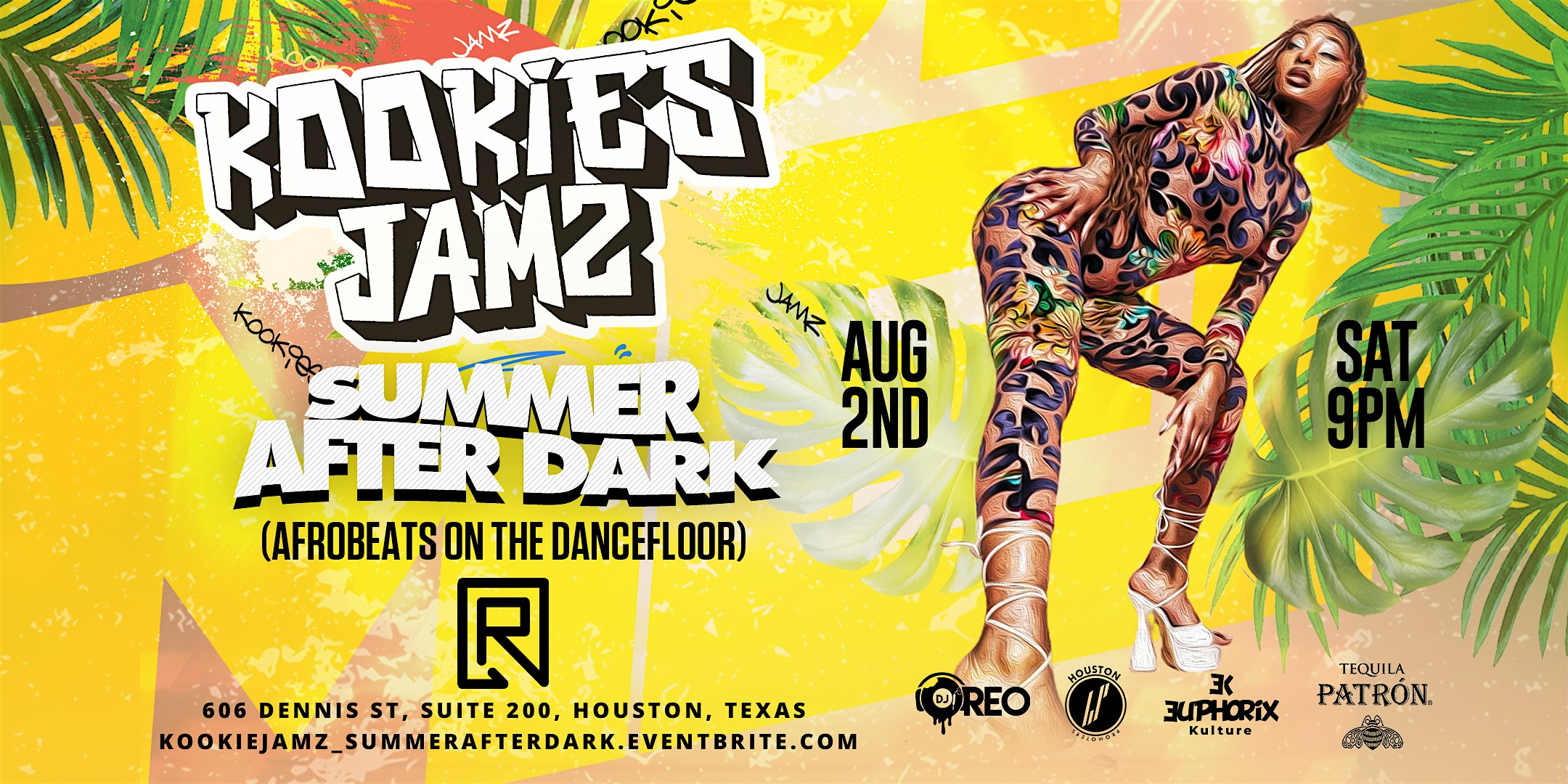 KOOKIES JAMZ – SUMMER AFTER DARK (Afrobeats On The Dancefloor) at Reset Rooftop Bar & Lounge – Houston, TX