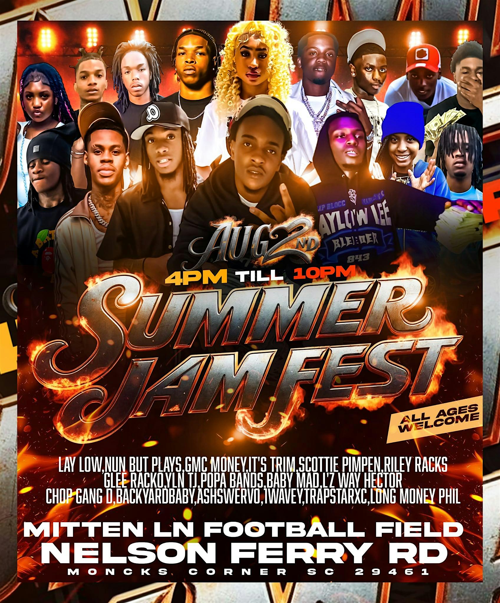 Summer Jam Fest at Nelson Ferry Road – Moncks Corner, SC