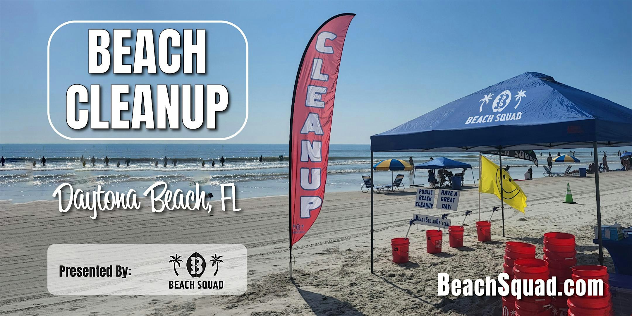 Beach Cleanup – AUG 3, 2025 – Daytona Beach, FL – (Beach Squad) at Sun Splash Park – Daytona Beach, FL