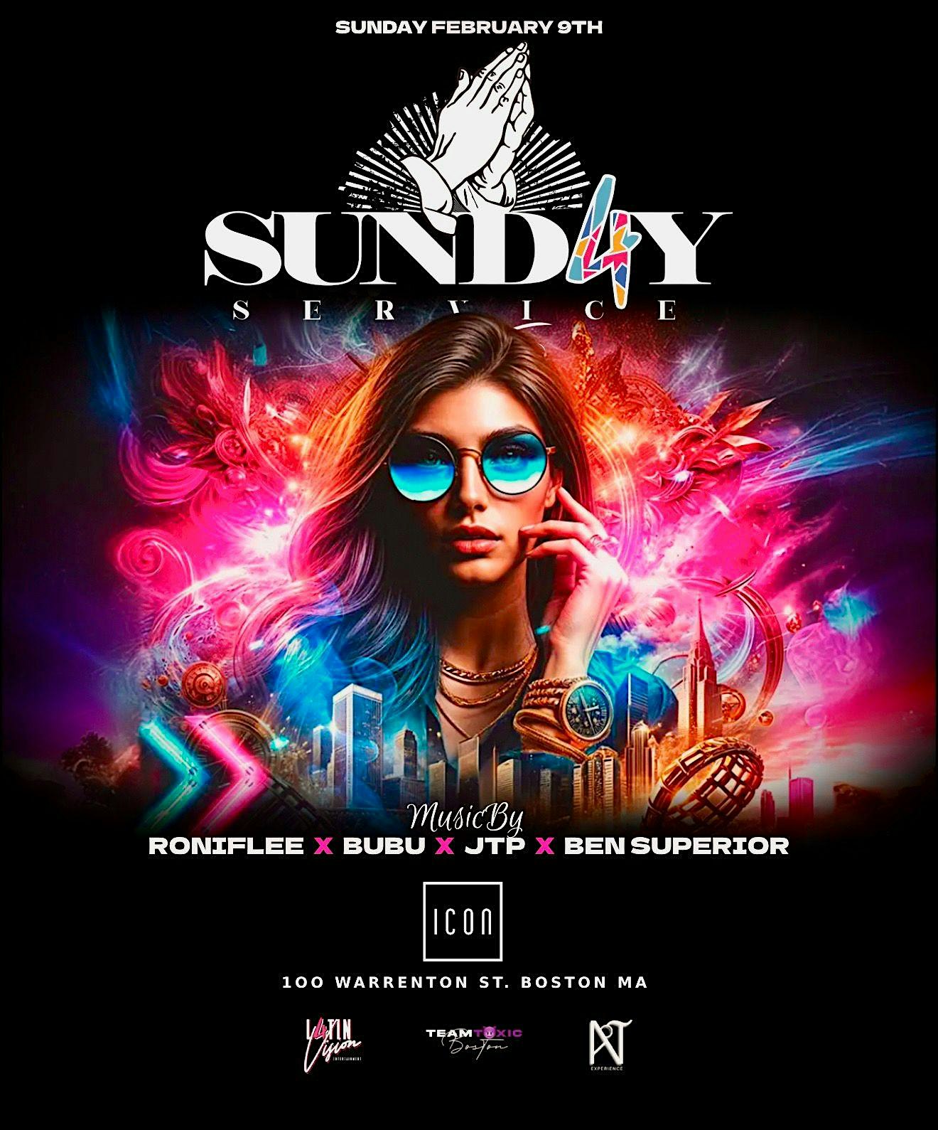 SUND4Y SERVICE at Icon Nightclub – Boston, MA