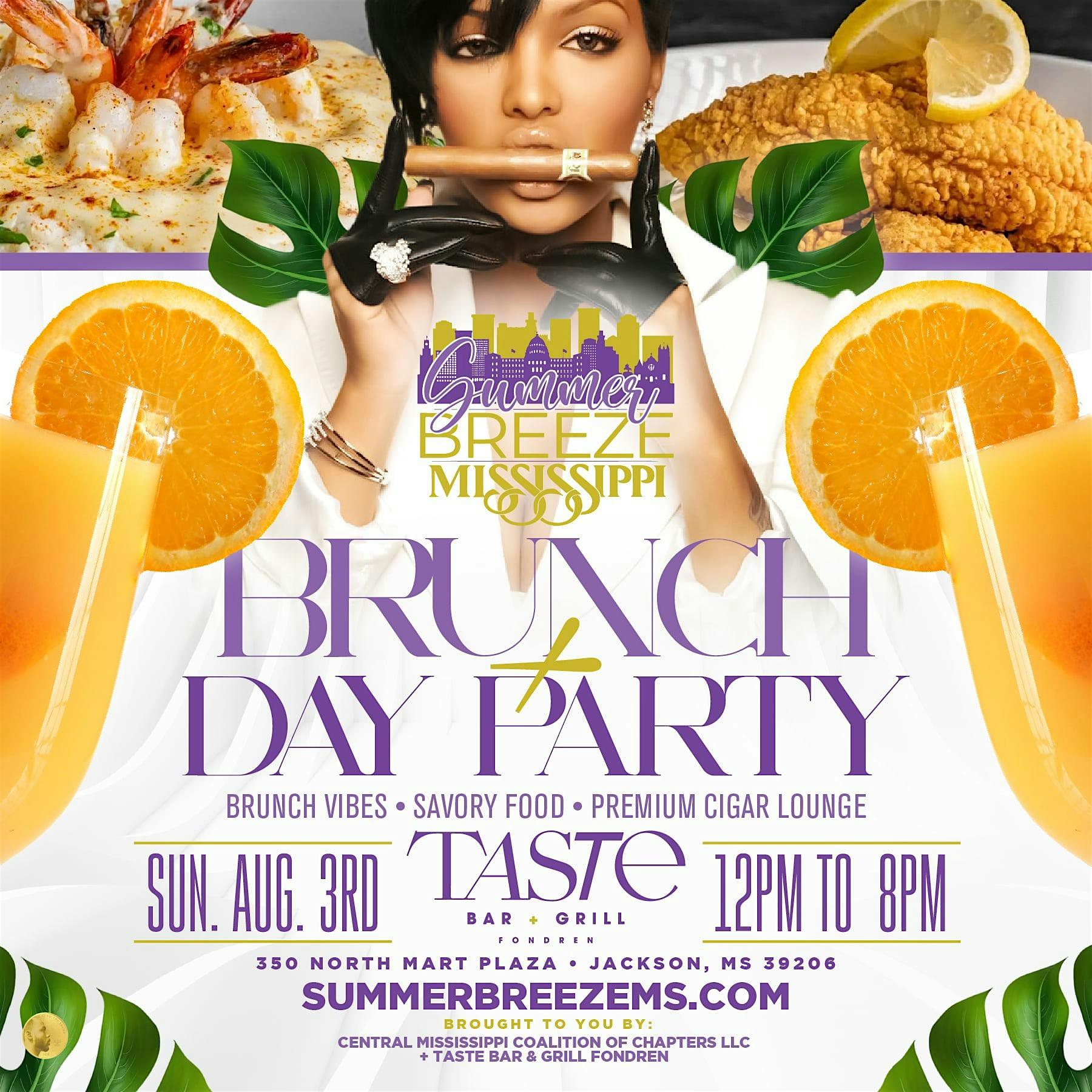 SUMMER BREEZE MISSISSIPPI BRUNCH + DAY PARTY @ TASTE BAR & GRILL FONDREN at Taste Bar & Grill – Jackson, MS