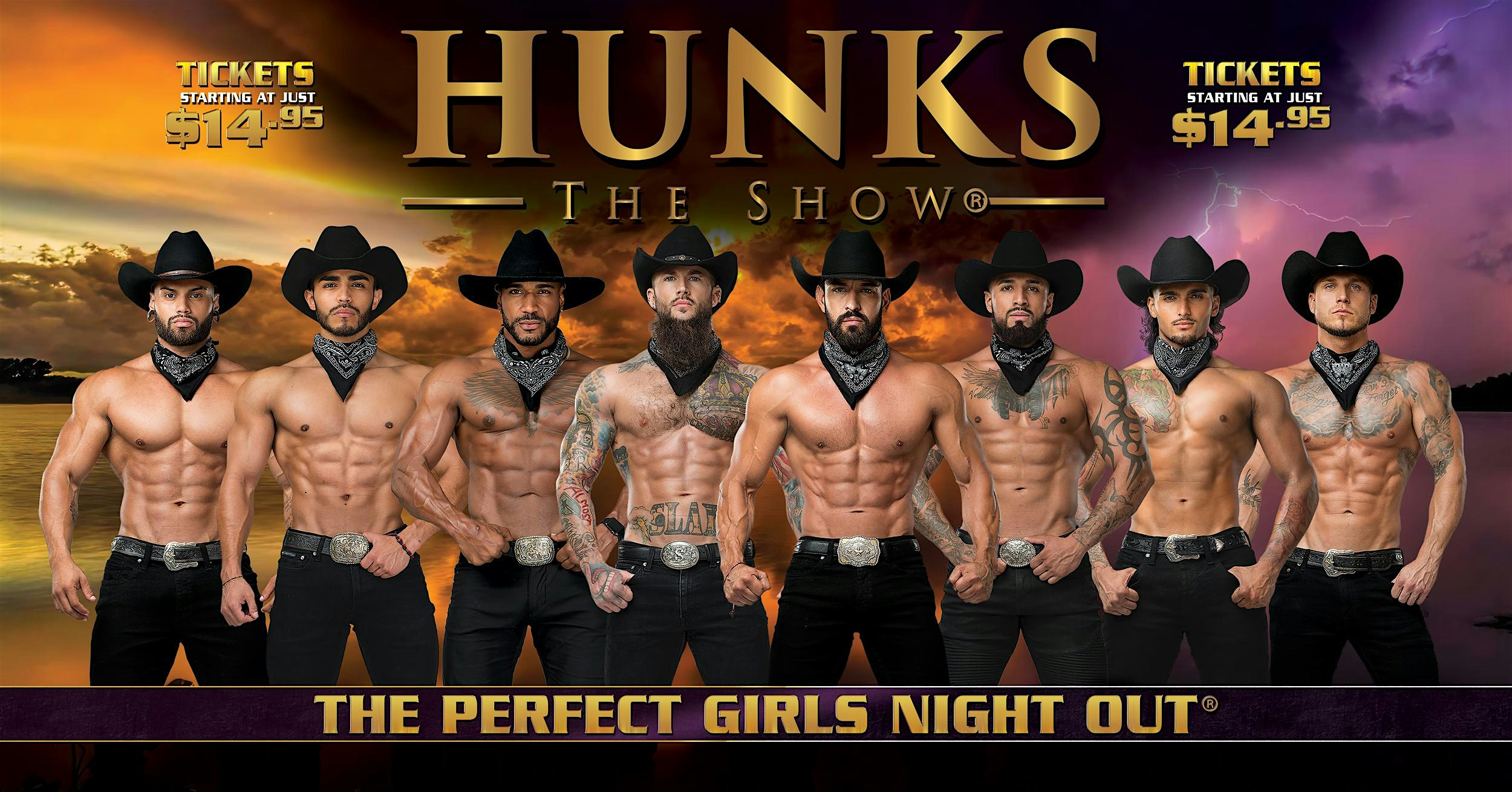 HUNKS The Show at The Maverick (Tucson, AZ) 08/03/25 at The Maverick – Tucson, AZ