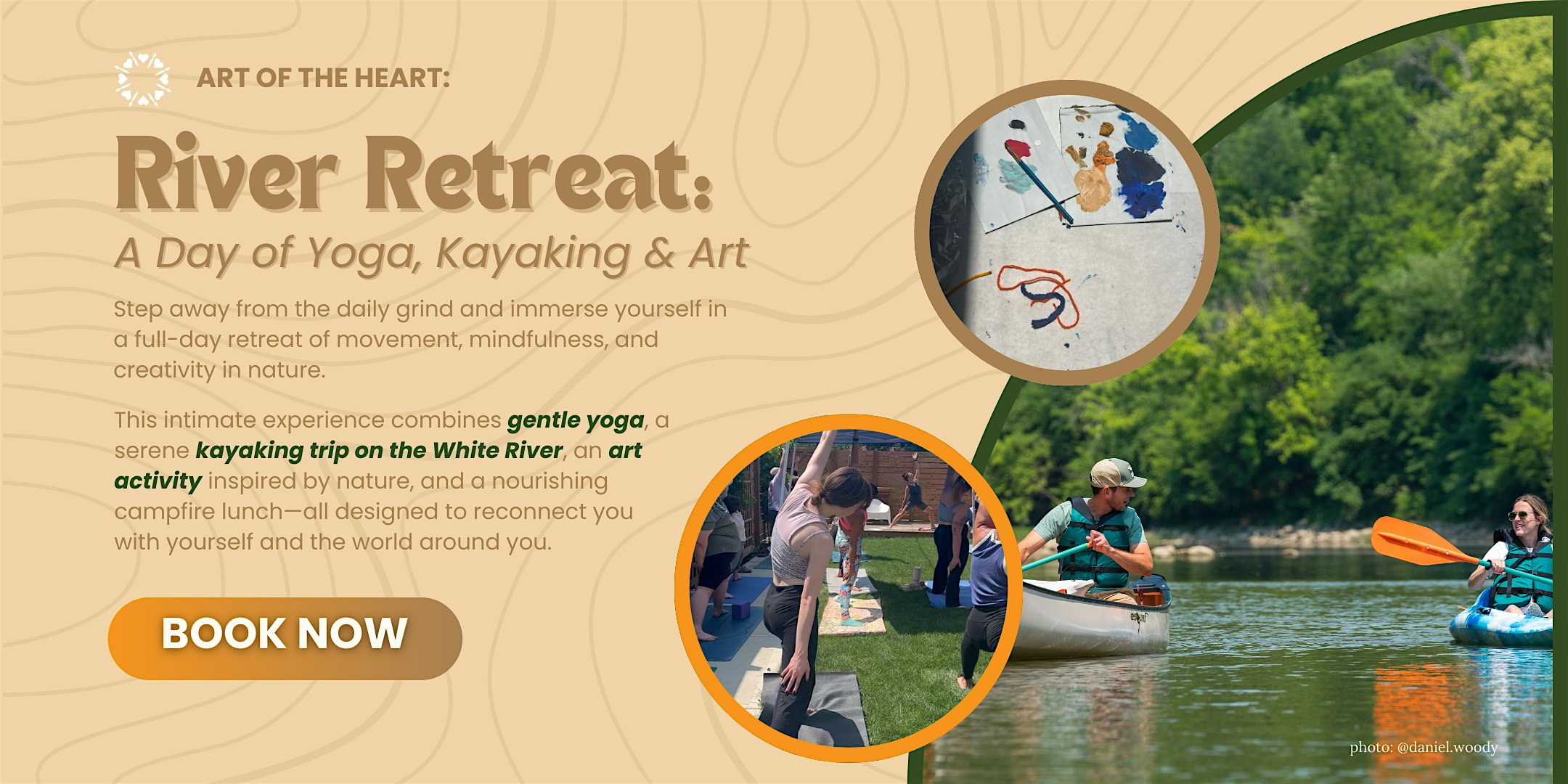 River Retreat: A Day of Yoga, Kayaking & Art (August) at Frank’s Paddlesports Livery – Indianapolis, IN