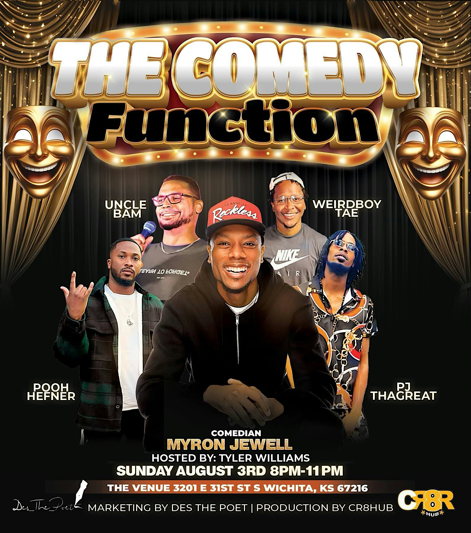 The comedy function at The Venue – Wichita, KS
