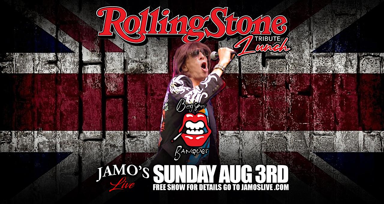 Rolling Stones Tribute w/ Beggars Banquet @ Jamo’s Live FREE Lunchtime SHOW at Jamo’s Live – Mokena, IL