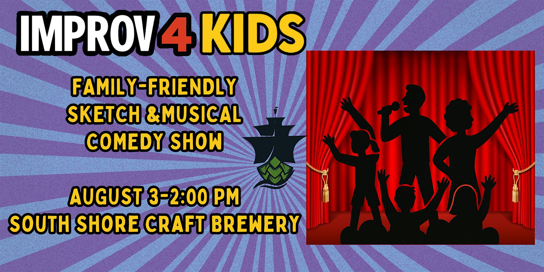Improv 4 Kids @ South Shore Craft Brewery at South Shore Craft Brewery – Oceanside, NY
