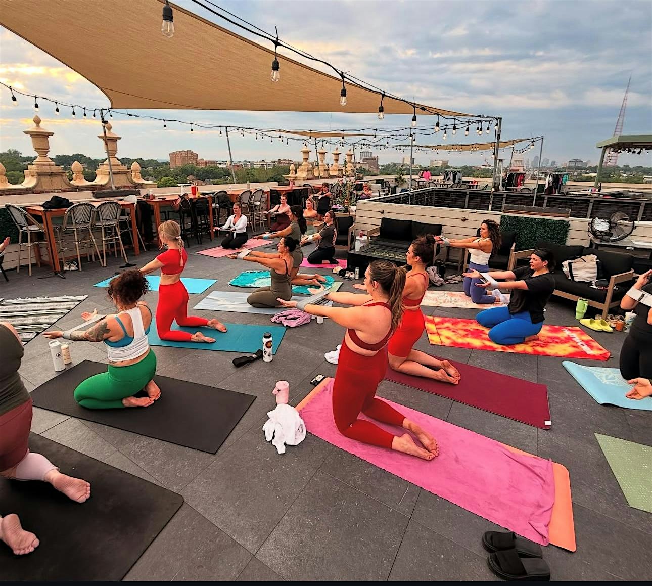 SUN CLUB PILATES at Blanc Champagne Bar – Kansas City, MO