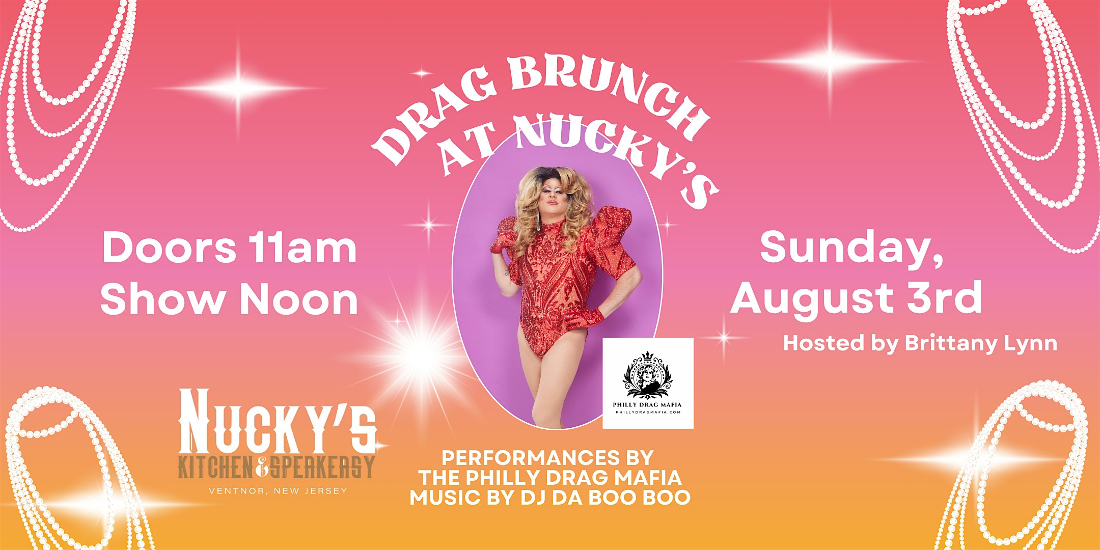 Drag Brunch at Nucky’s! at Nuckys Kitchen & Speakeasy – Ventnor City, NJ