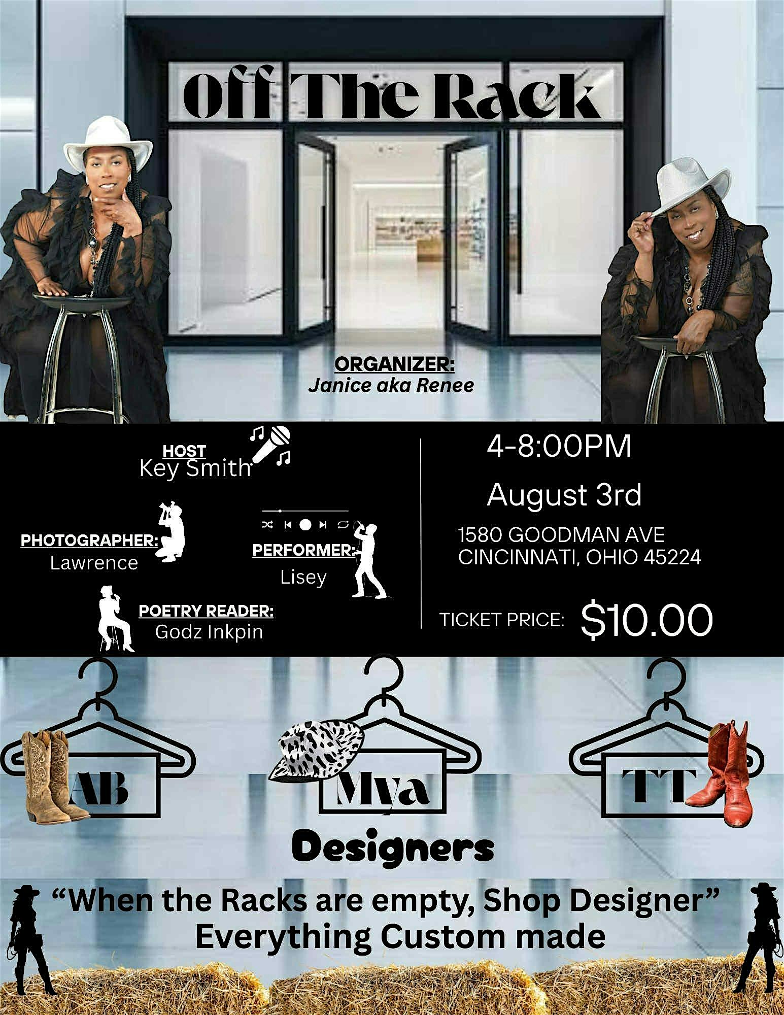 OFF THE RACK FASHION SHOW at 1580 Goodman Ave – Cincinnati, OH