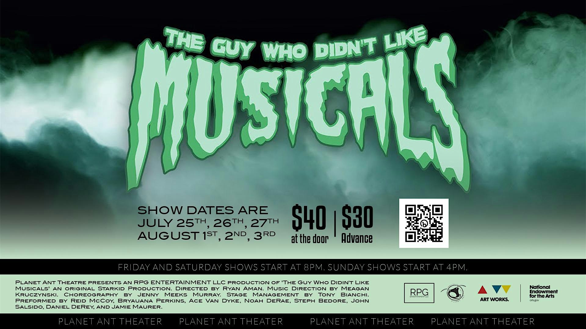 THEATER | The Guy Who Didn’t Like Musicals at Ant Hall – Hamtramck, MI