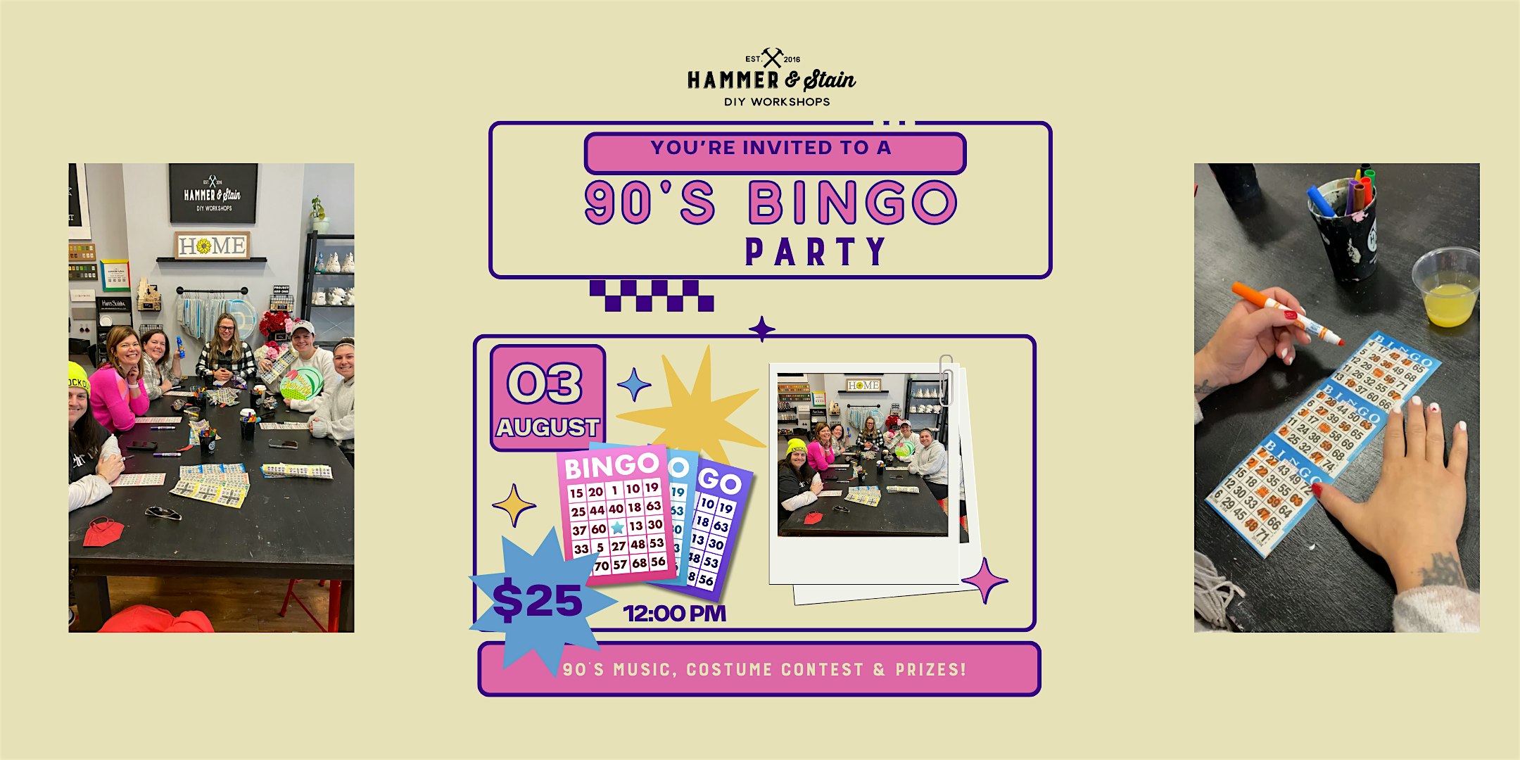 Besties, Bingo’s & 90’s Vibe at Hammer & Stain Rockville, Gibbs Street, Rockville, MD, USA – Rockville, MD