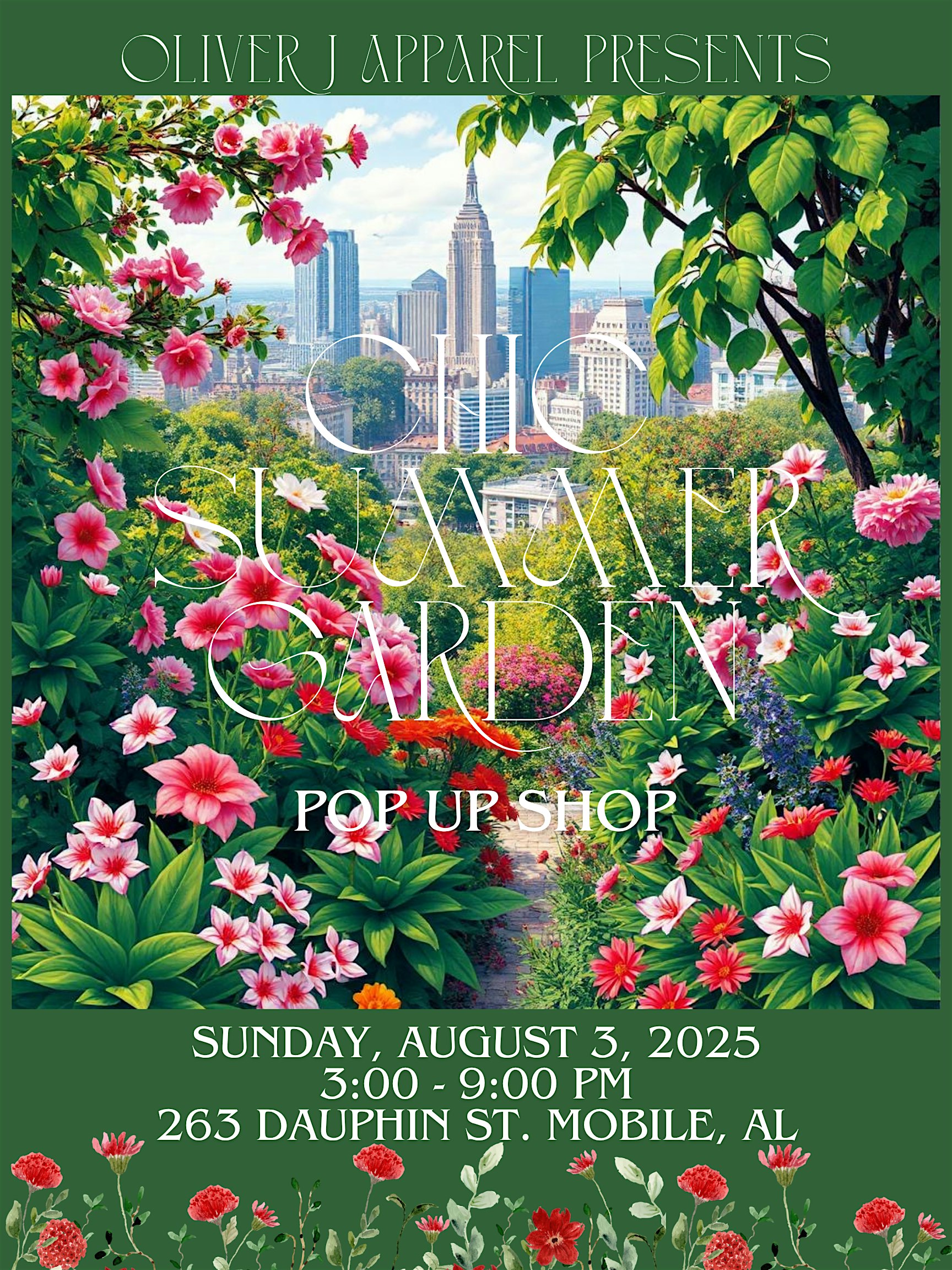 Chic Summer Pop Up Shop at Box Owt Outdoor Food Court – Mobile, AL