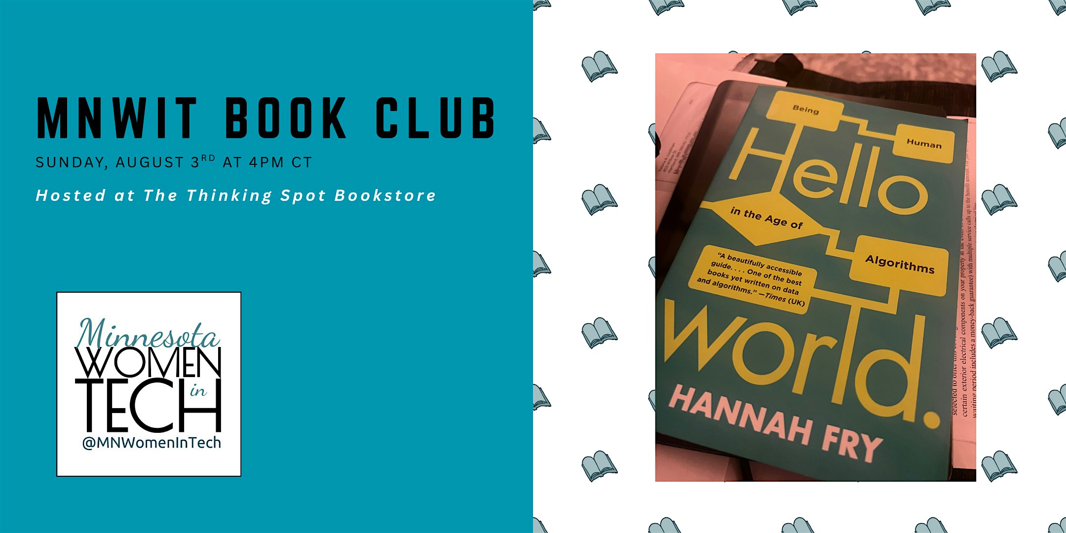 MN Women in Tech Book Club: Hello World at The Thinking Spot – Wayzata, MN