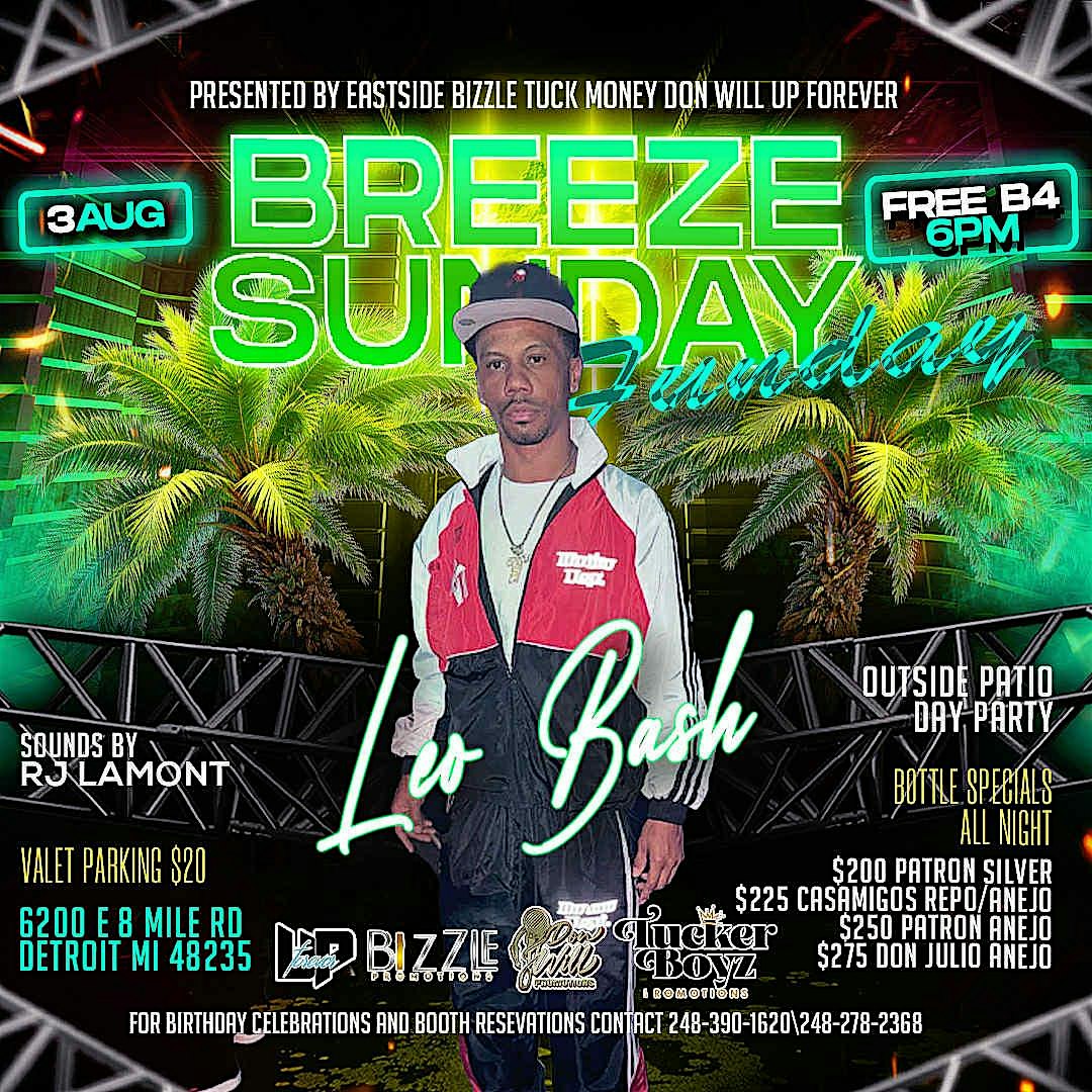 (Tuck bday )Leo bash Sunday funday (Breeze) at Breeze Club Detroit – Detroit, MI