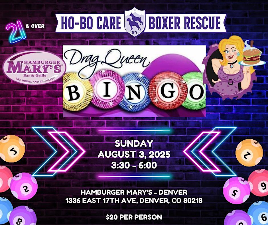 Drag Queen Bingo at Hamburger Mary’s Denver – Denver, CO