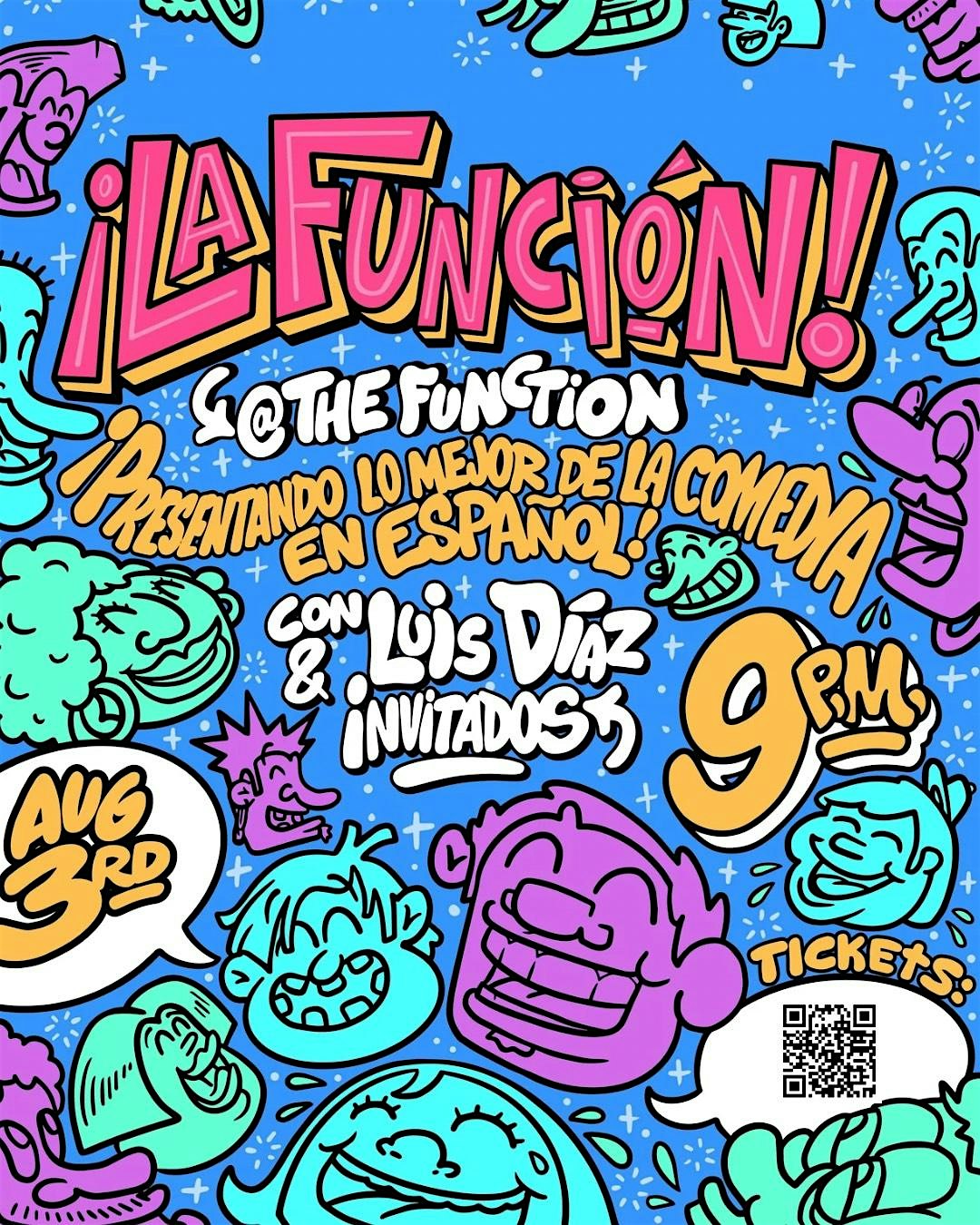 ¡LA FUNCIÓN! Stand-up comedy en Español at The Function (SF) at The Function SF: Comedy Club & Cocktail Lounge – San Francisco, CA