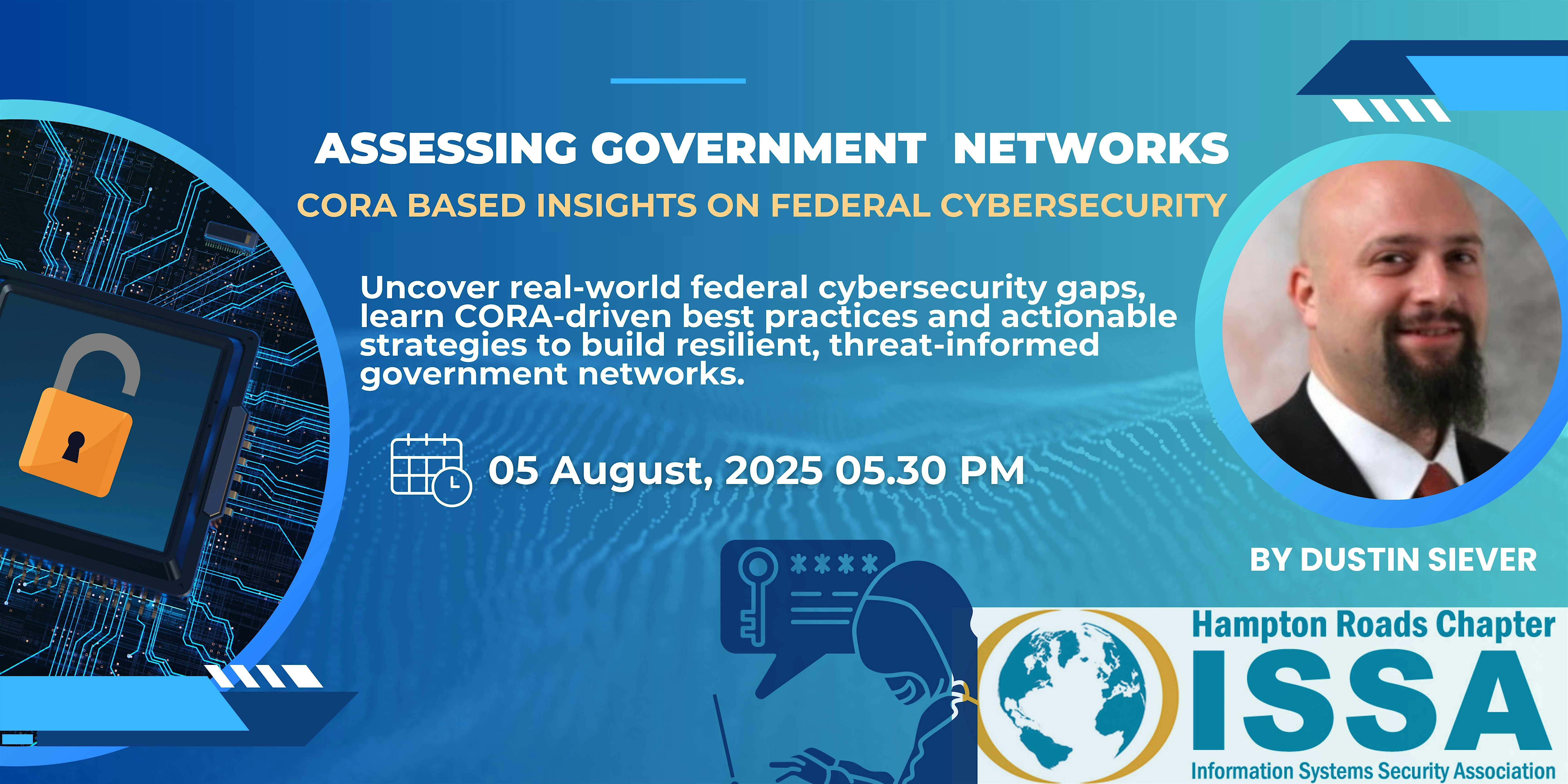 ISSA-HR Presents – Assessing Government Networks/Monthly Meeting at ECPI University – Virginia Beach, VA