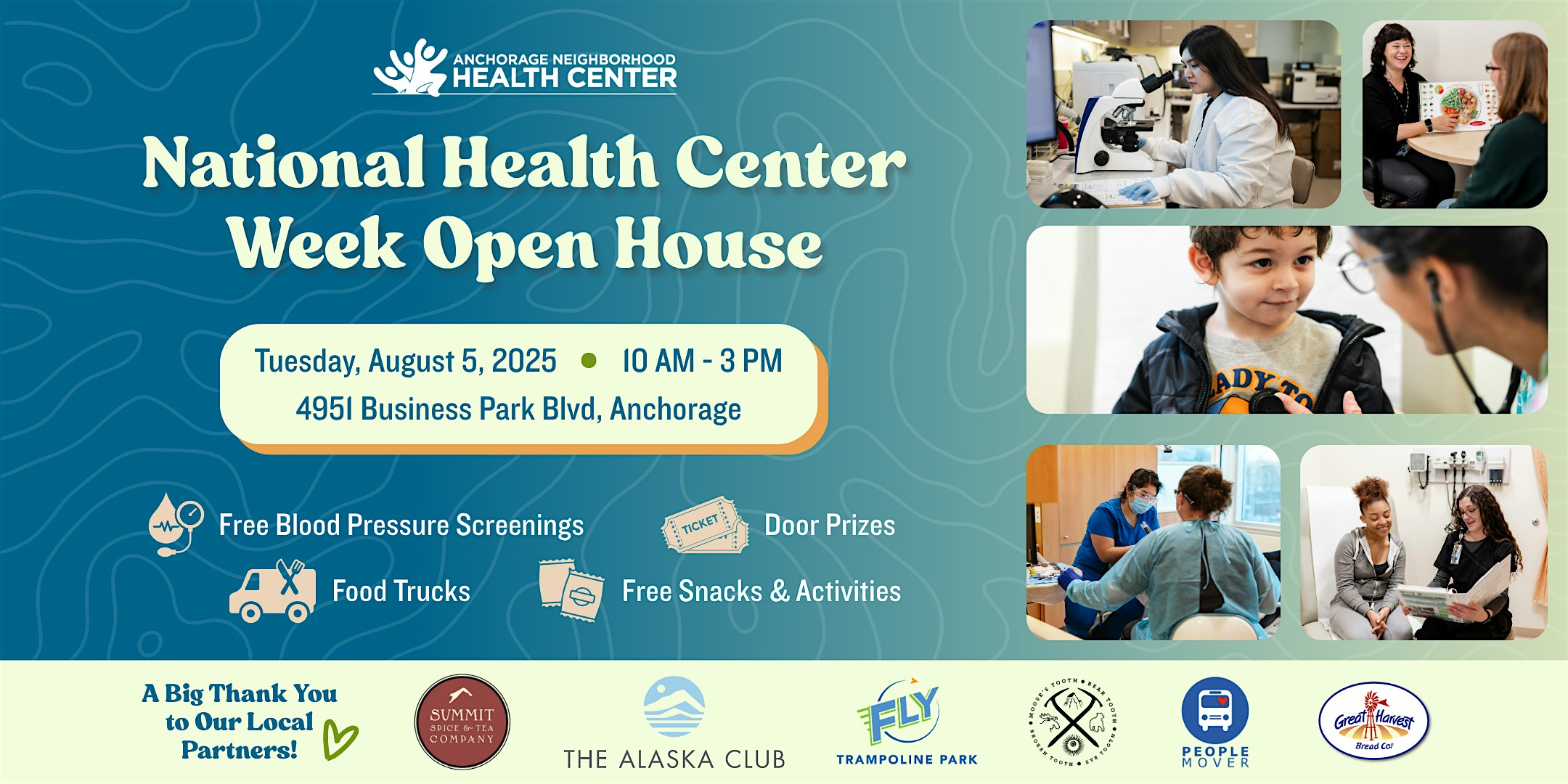 ANHC Open House – Aug. 5 at 4951 Business Park Blvd – Anchorage, AK